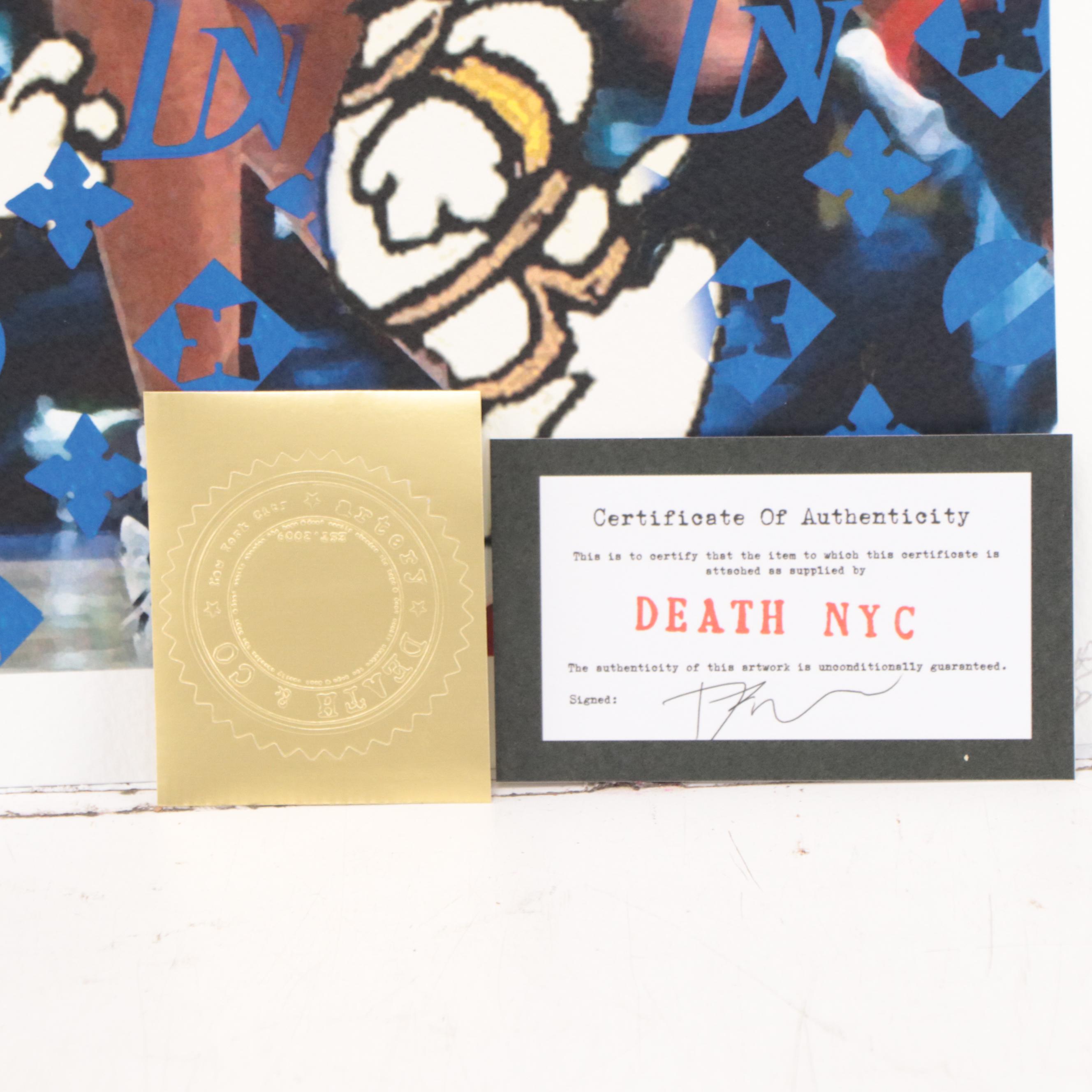 Death NYC Pop Art Graphic Print, 21st Century