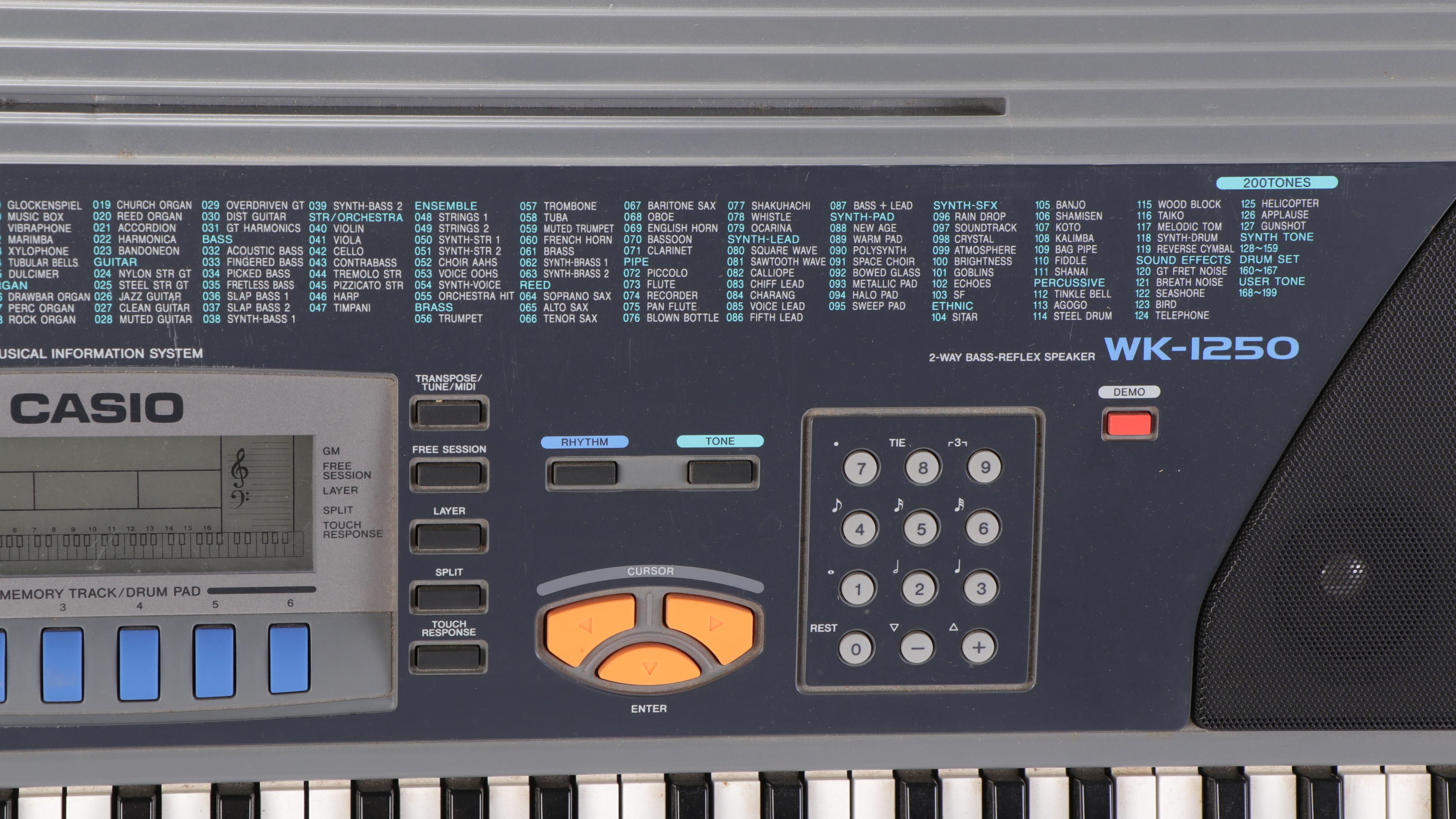 Yamaha Portatone and Casio MIDI Digital Electronic Keyboards