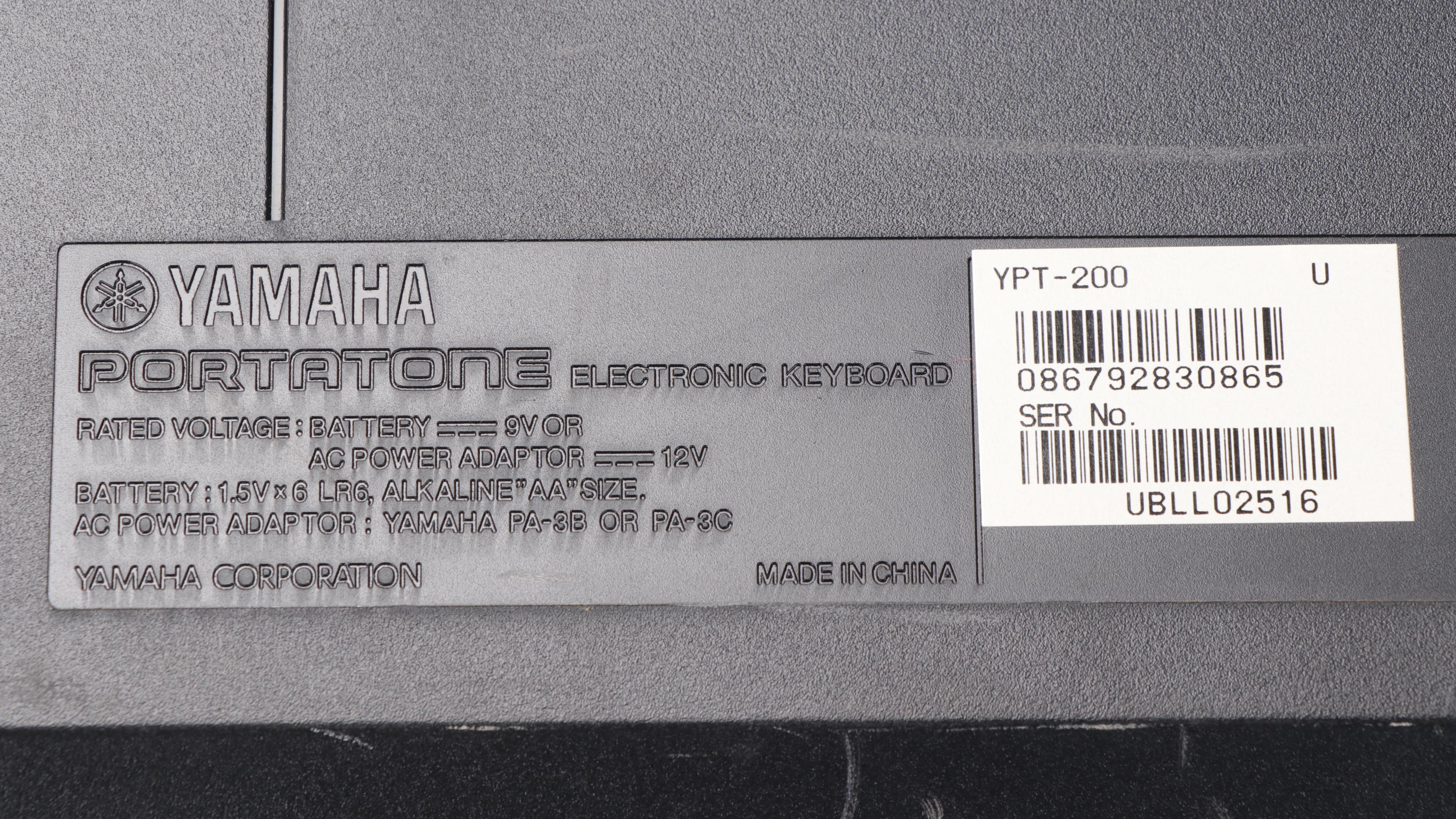 Yamaha Portatone and Casio MIDI Digital Electronic Keyboards