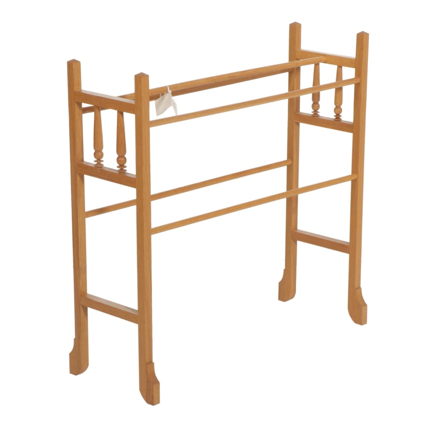 Willie Simmons Bench-Made Wooden Quilt Rack, 2021