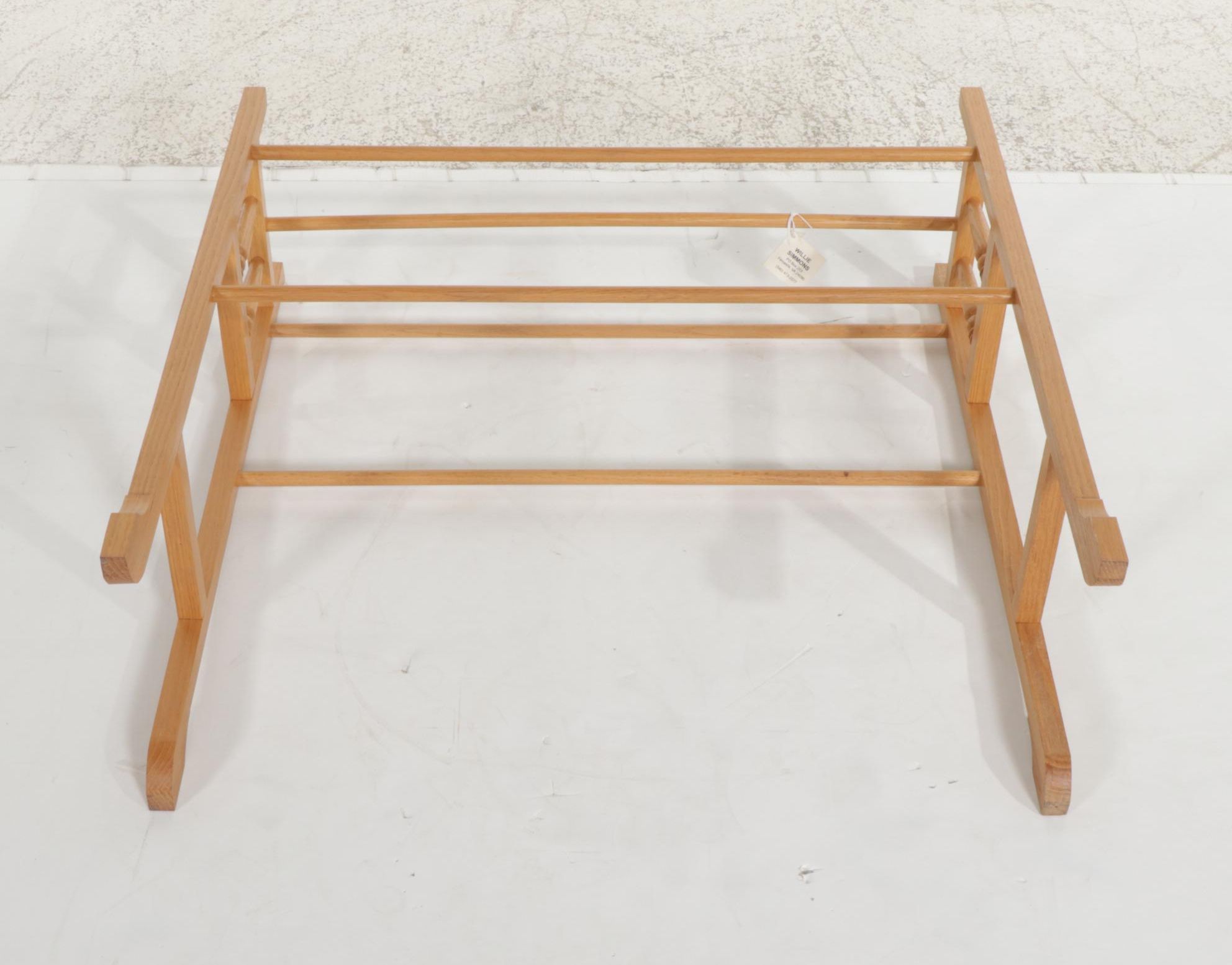 Willie Simmons Bench-Made Wooden Quilt Rack, 2021