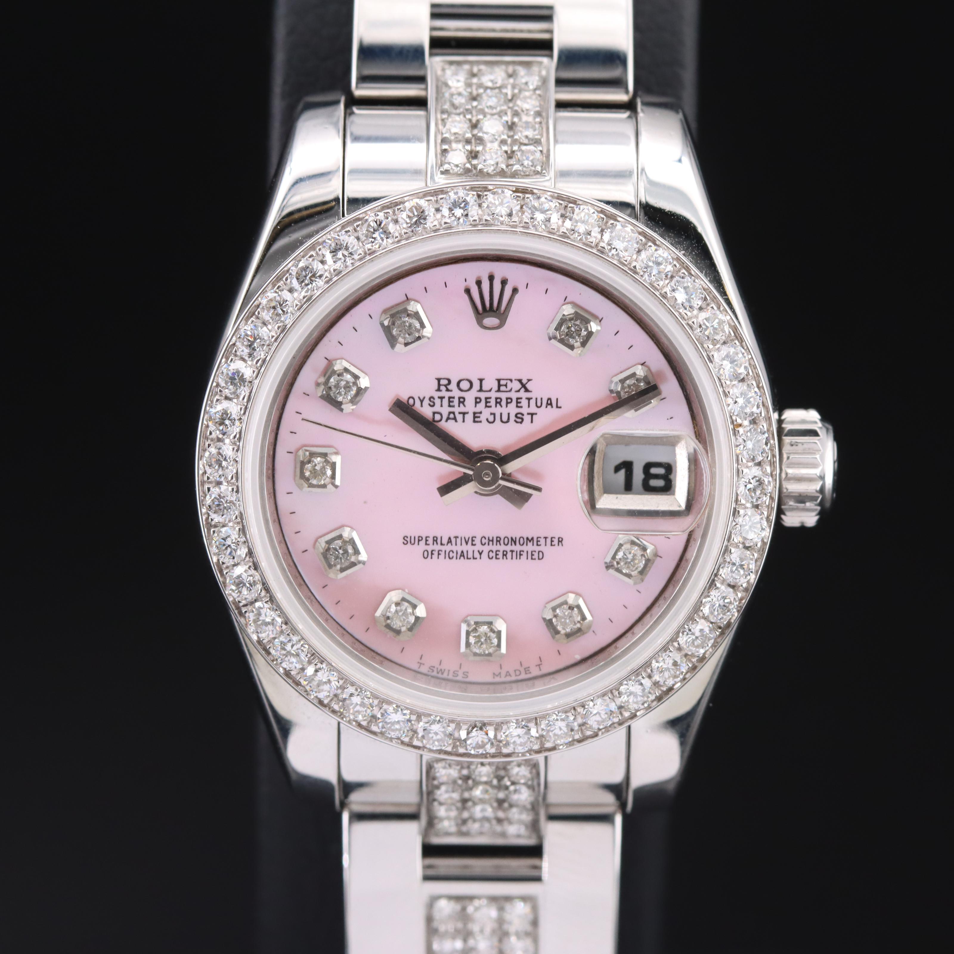 2008 - 2009 Rolex 1.66 CTW Diamond Datejust Watch