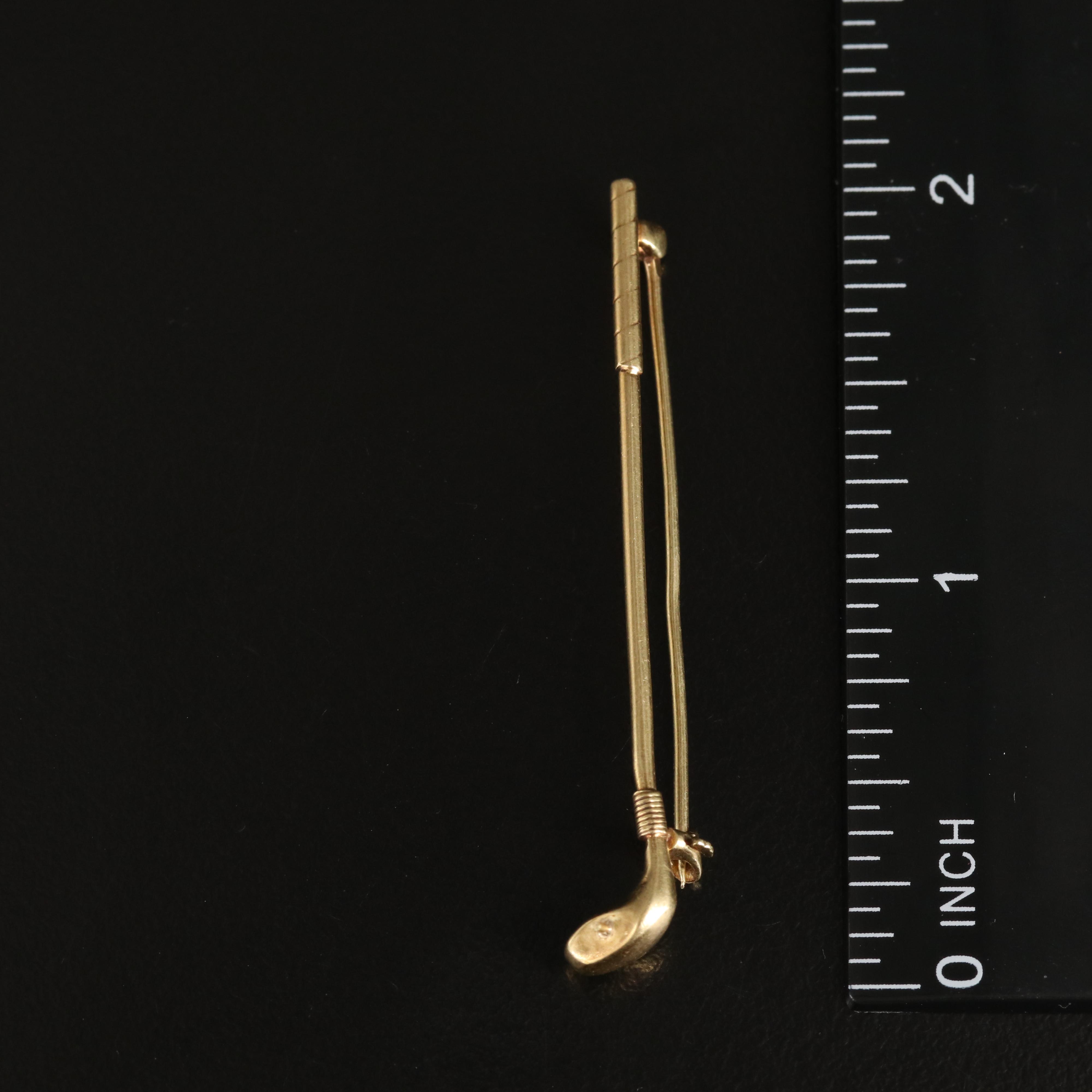 Vintage Sloan & Co. 14K Golf Club Brooch