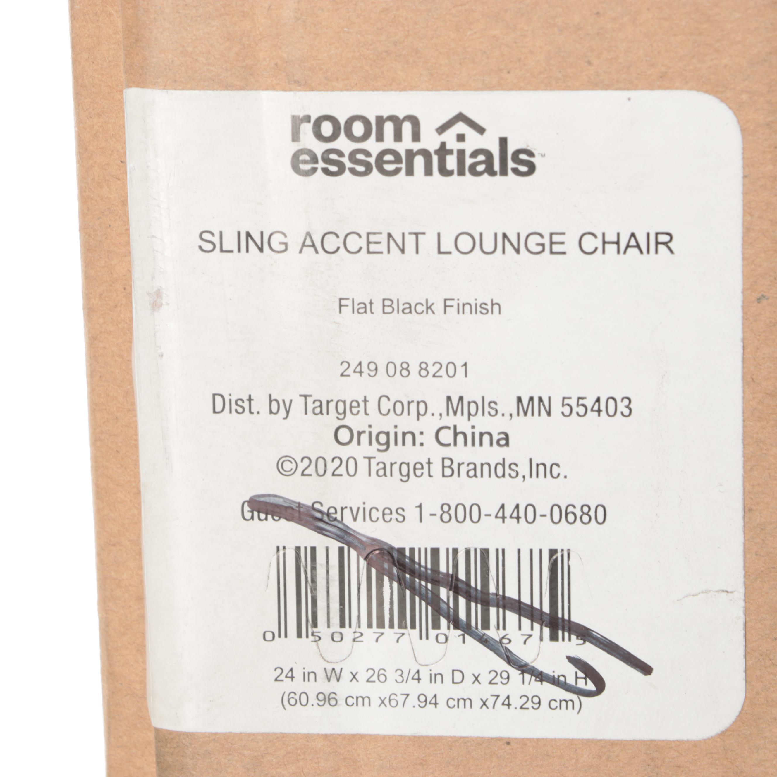 Room Essentials Metal Frame Sling Arm Chair