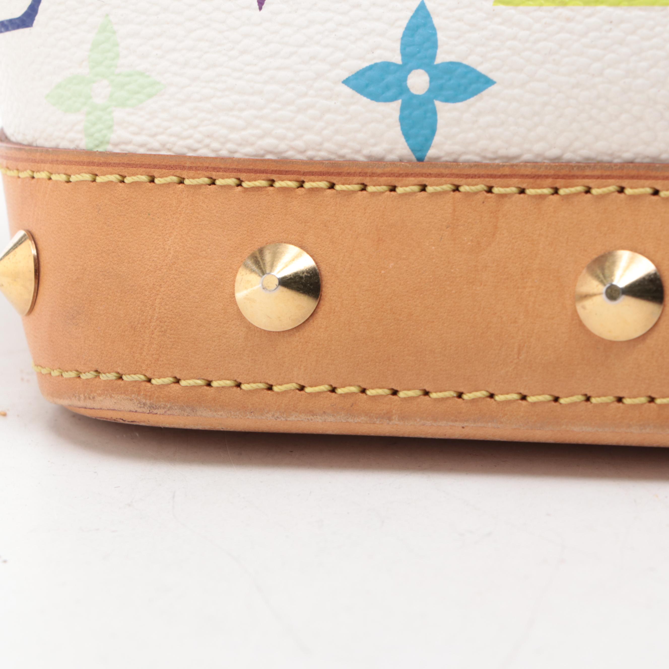 Louis Vuitton x Takashi Murakami Studded Alma PM in Monogram Multicolor