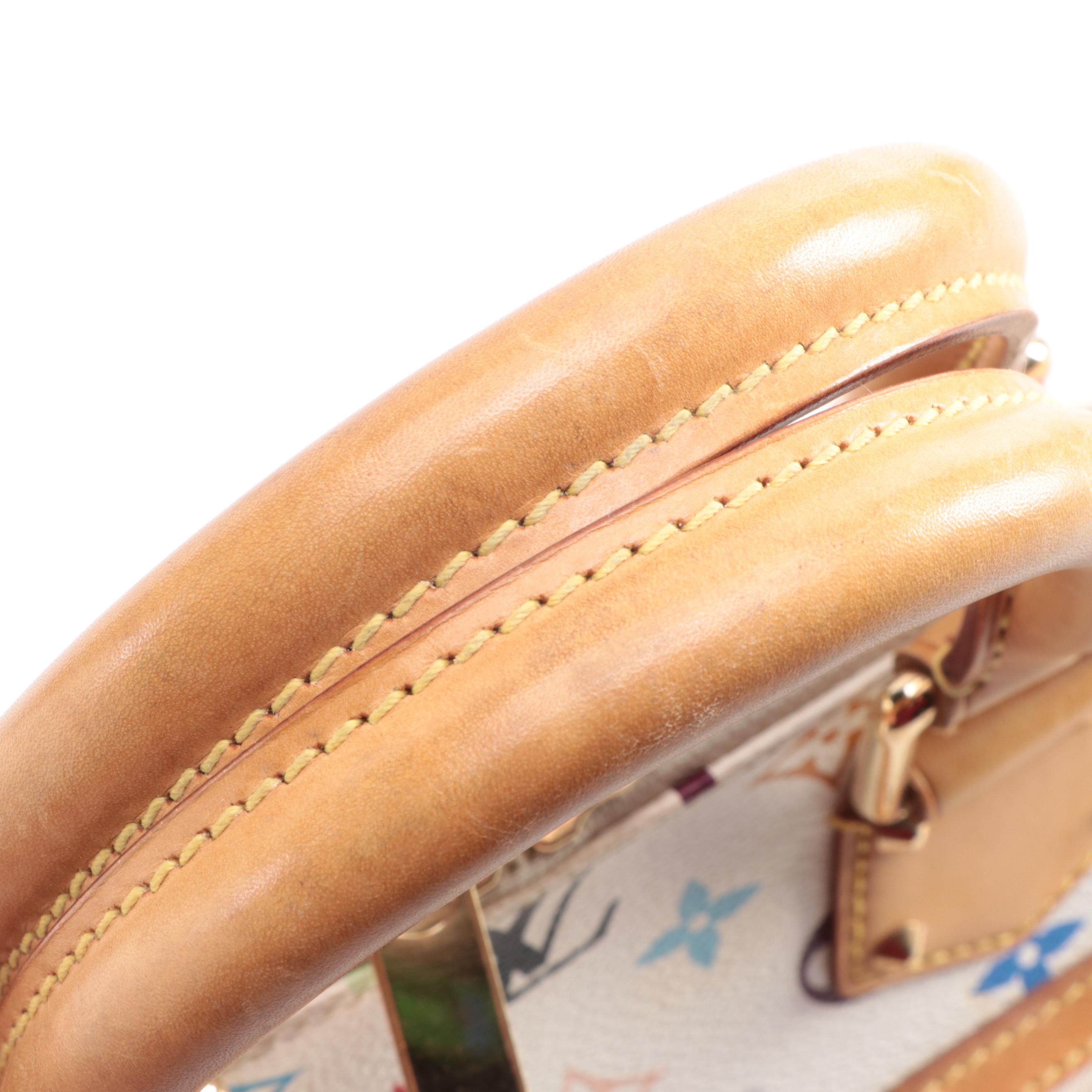 Louis Vuitton x Takashi Murakami Studded Alma PM in Monogram Multicolor