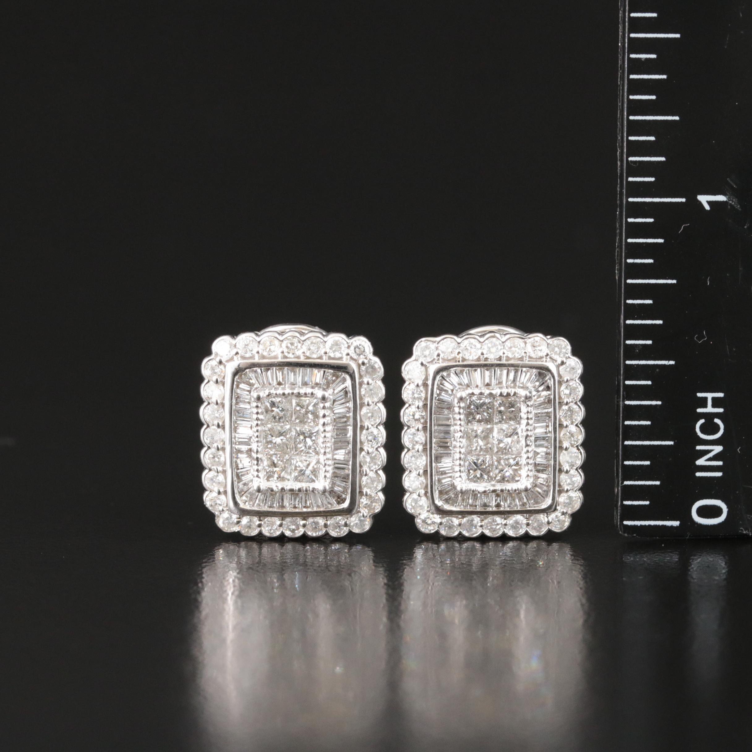 14K 2.55 CTW Diamond Earrings