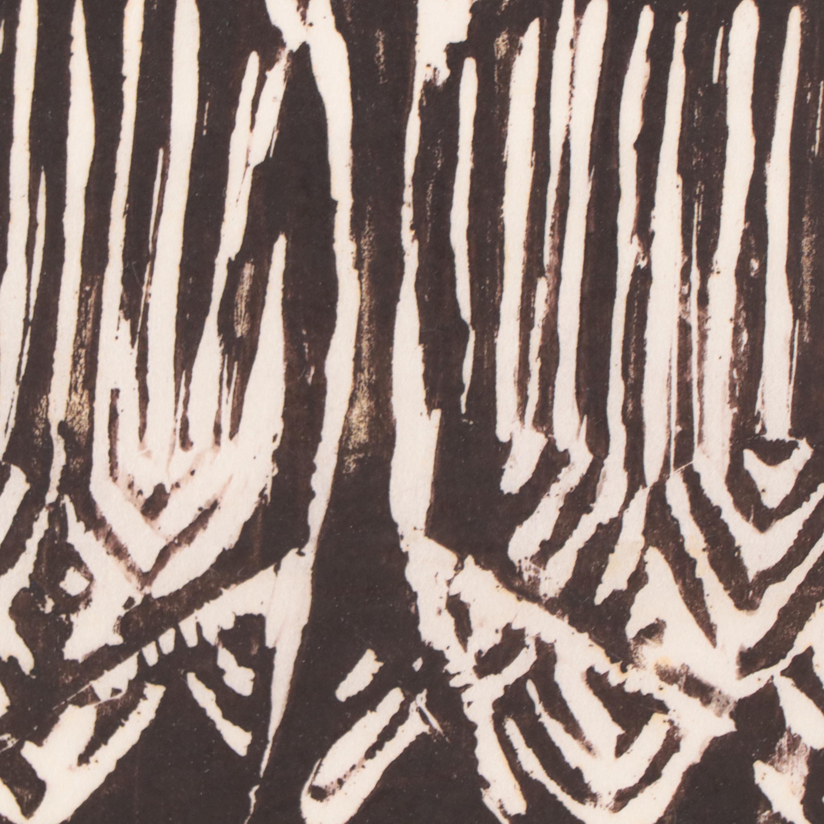 Kathryn W. Power Woodcut "Acorn"