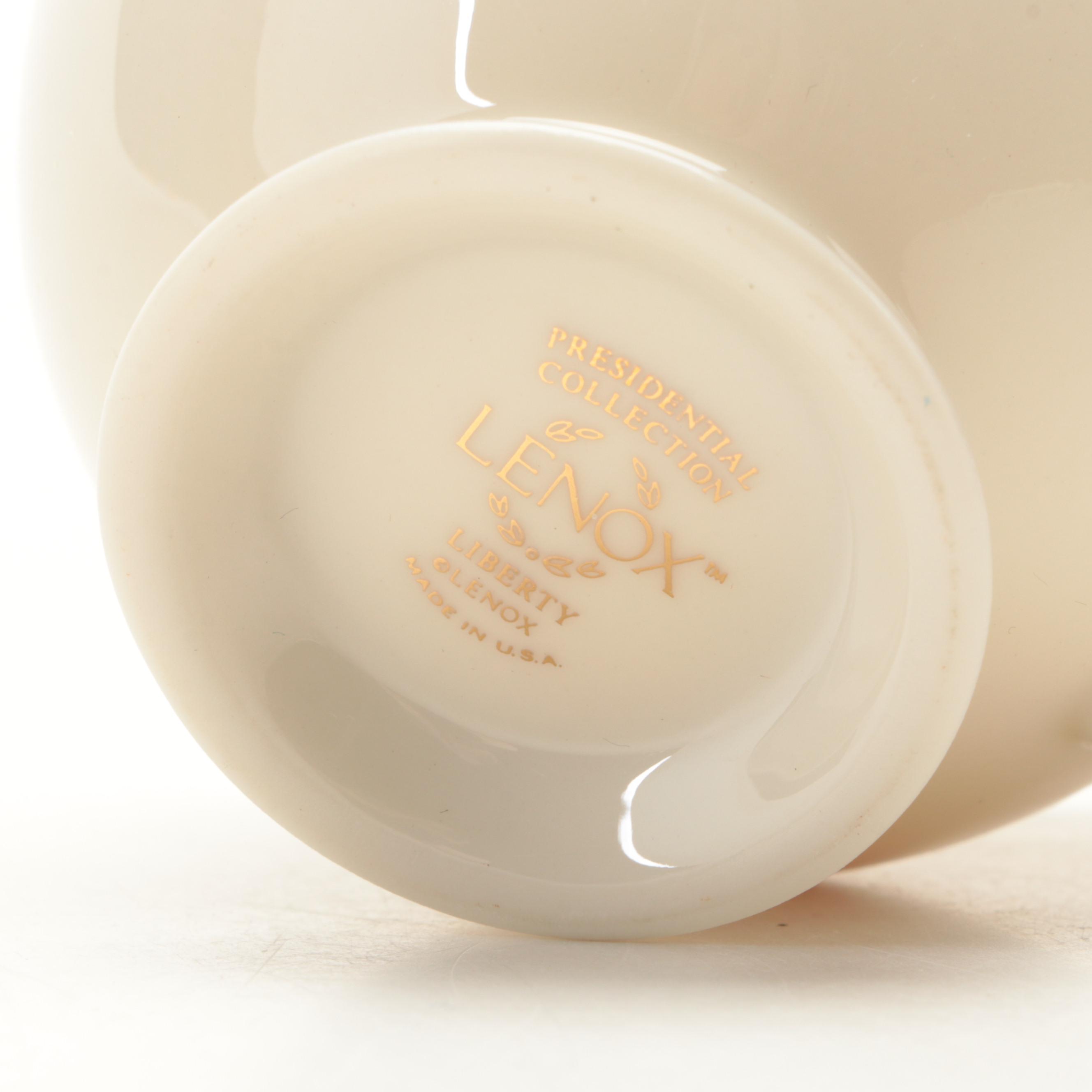 Lenox Bone China Presidential Collection "Liberty" Tableware, 1983-2007