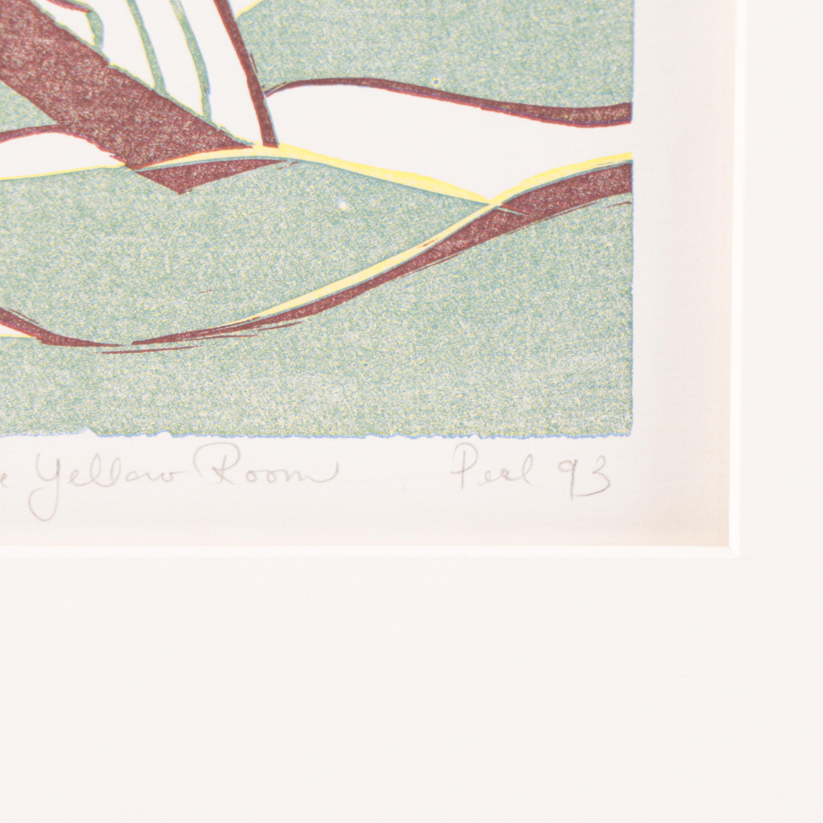 Karen M. Perl Triptych "Prisoner of the Yellow Room," 1993