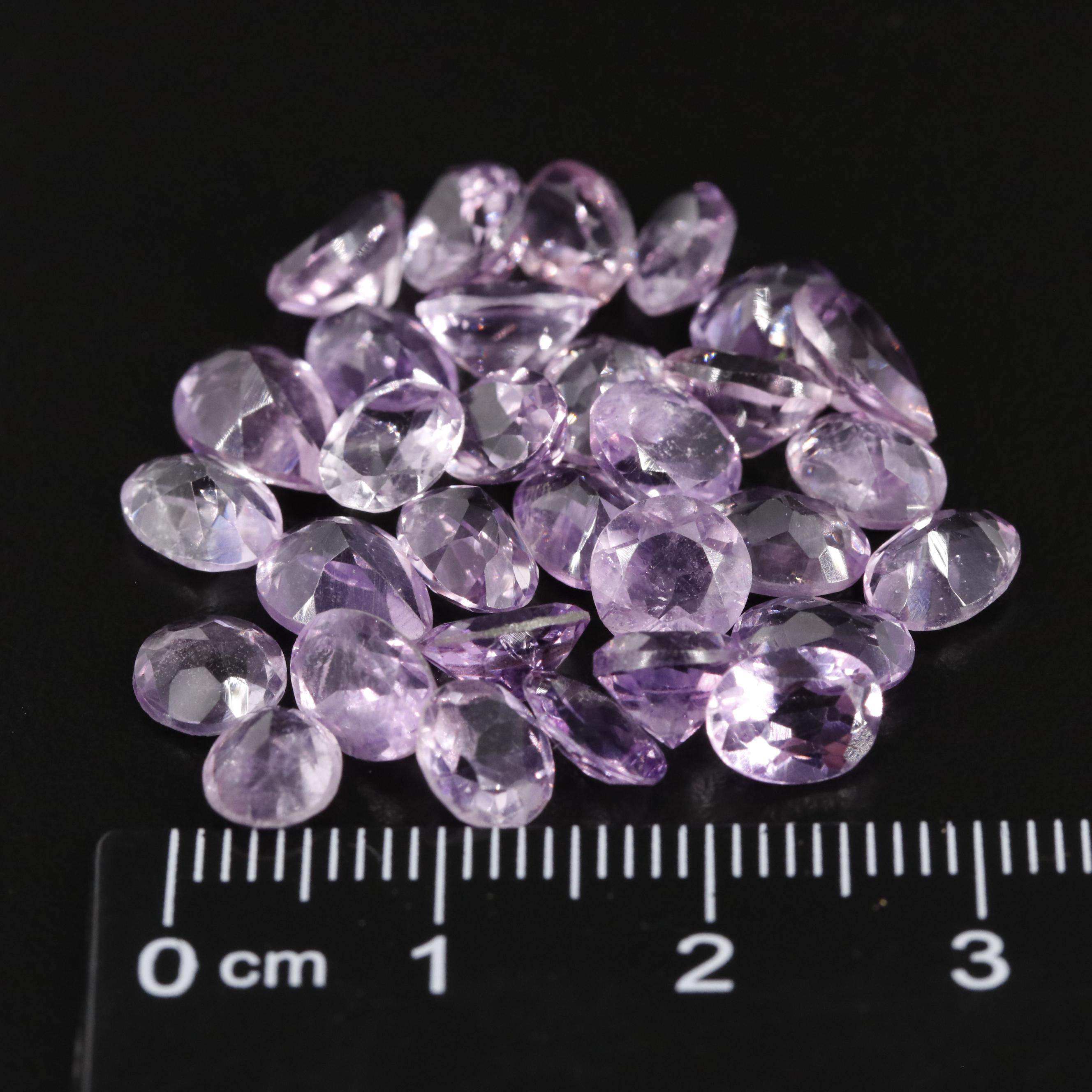 Loose 23.60 CTW Amethyst Lot