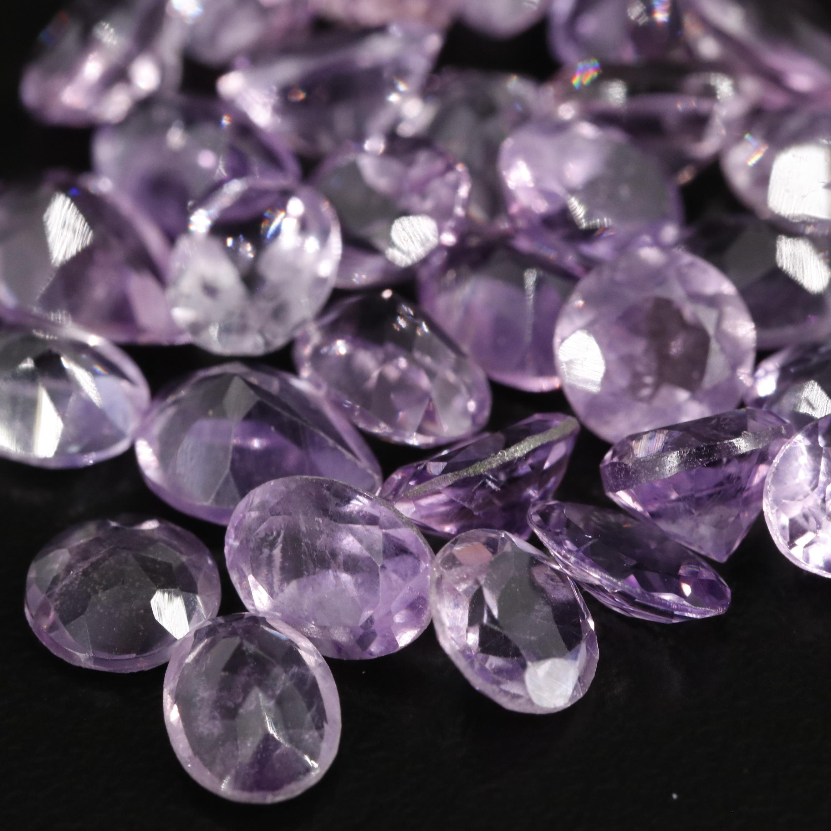 Loose 23.60 CTW Amethyst Lot