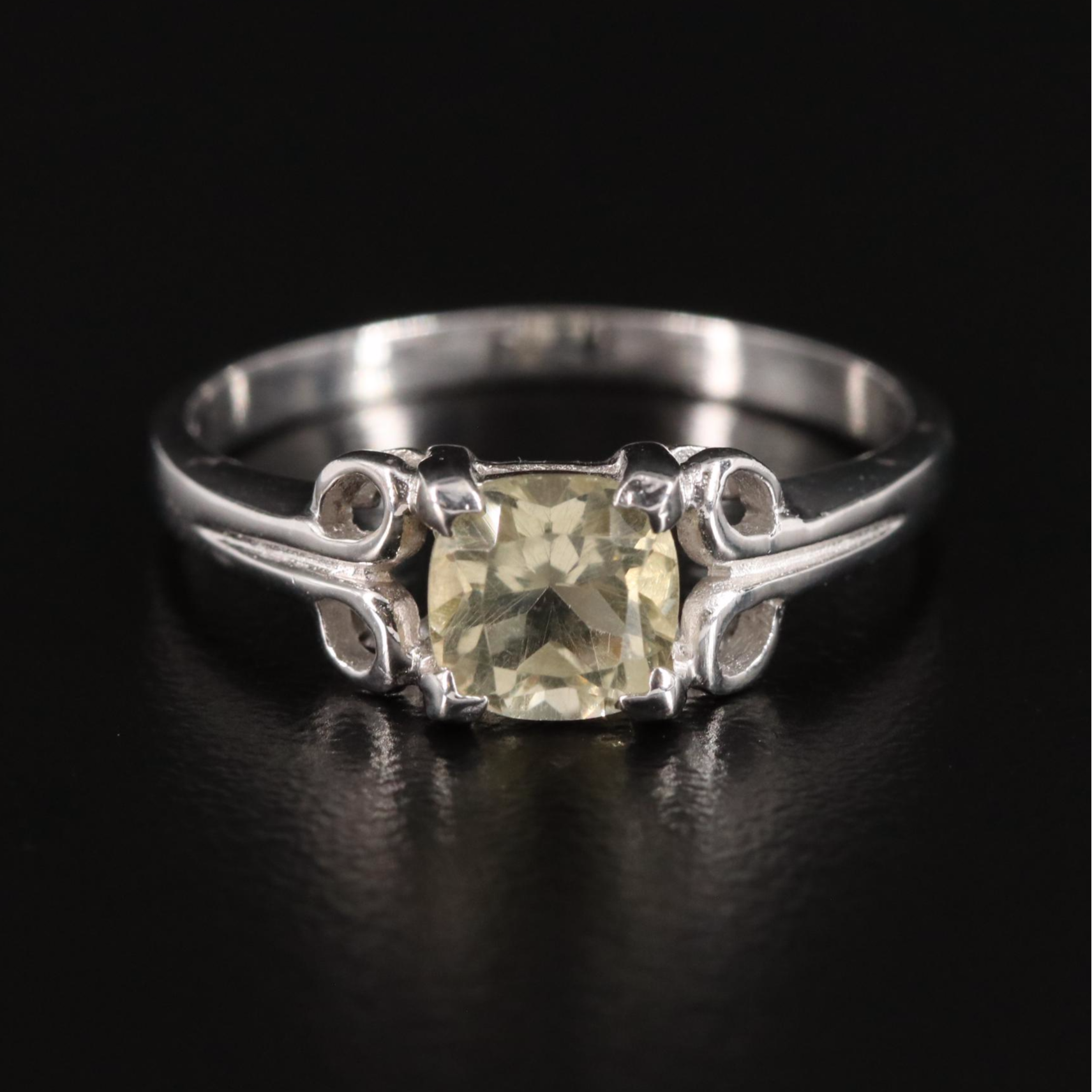 Sterling and Citrine Ring