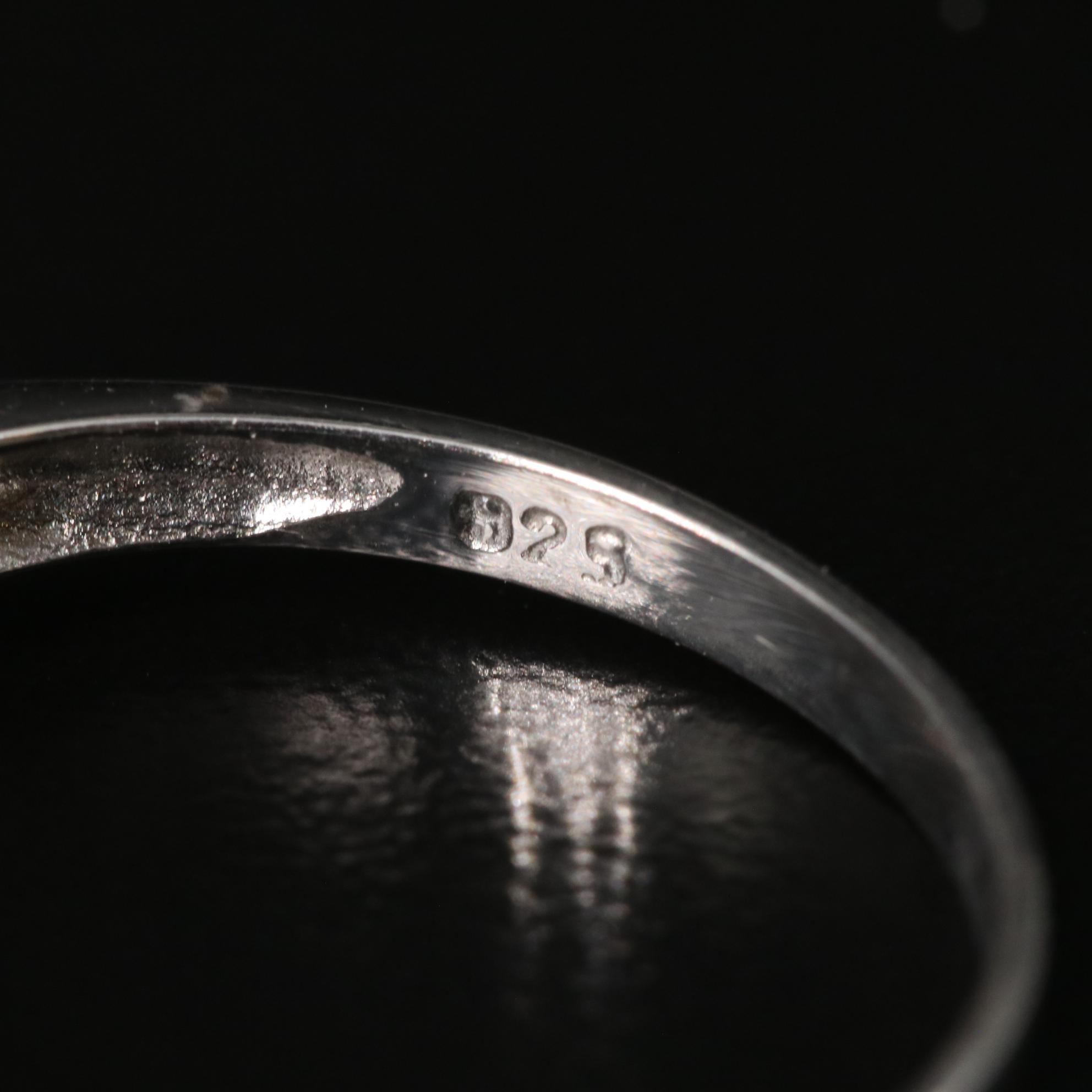 Sterling and Citrine Ring