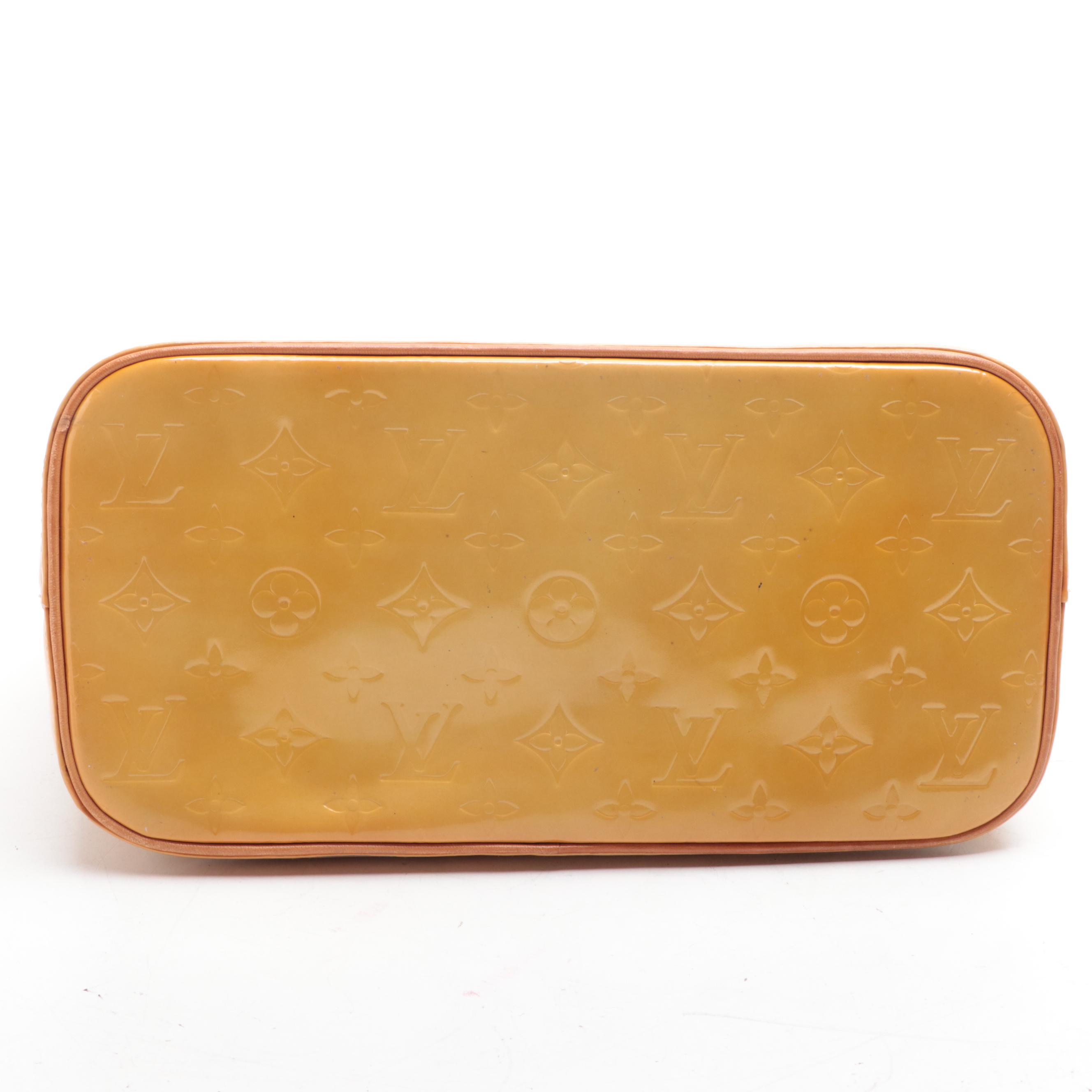 Louis Vuitton Houston Bag in Monogram Vernis and Vachetta Leather