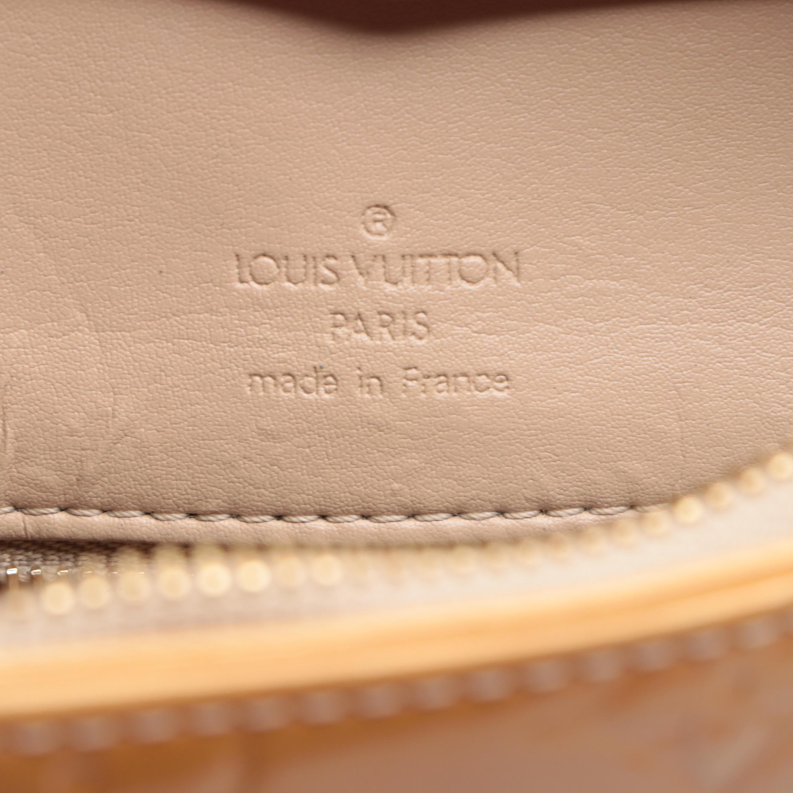 Louis Vuitton Houston Bag in Monogram Vernis and Vachetta Leather