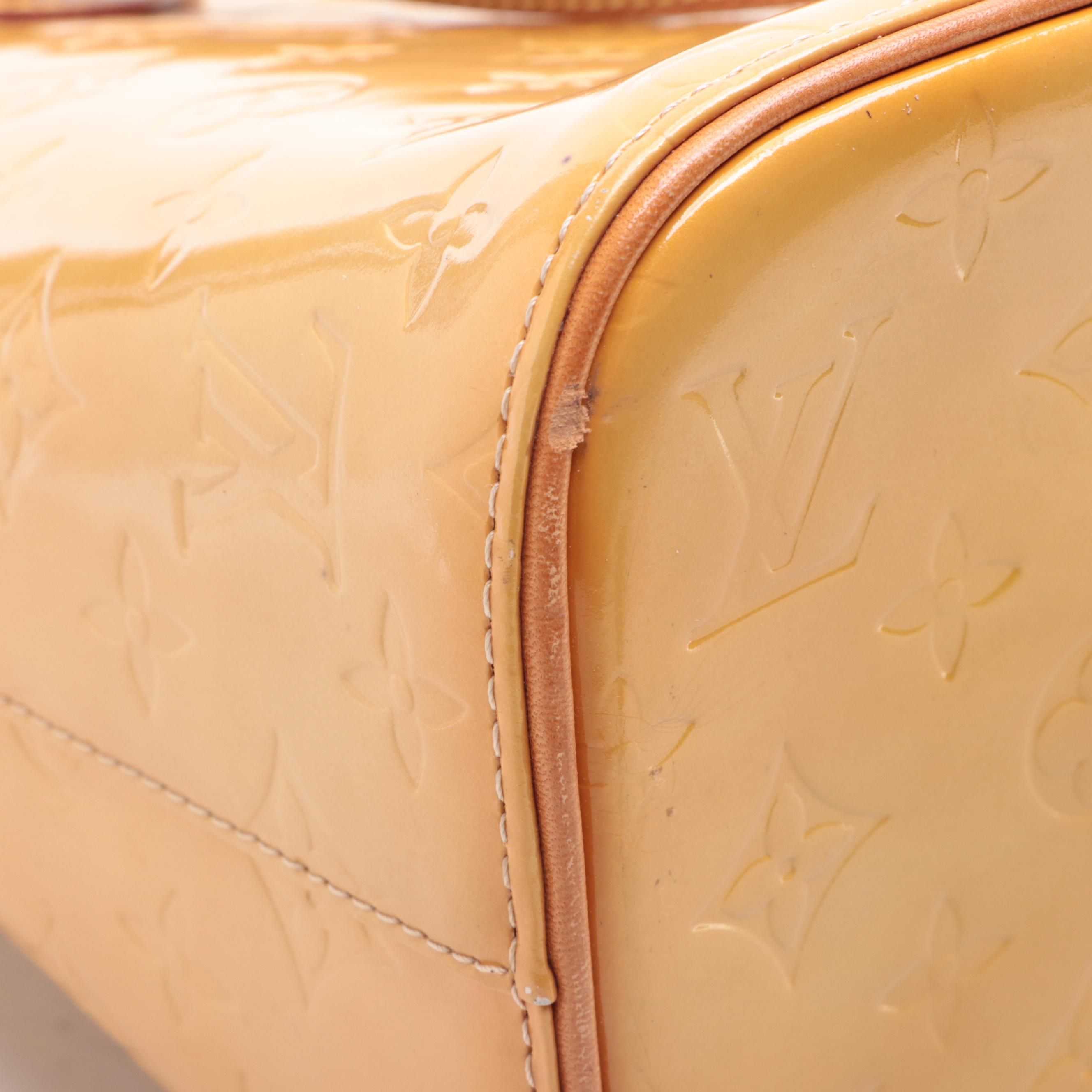 Louis Vuitton Houston Bag in Monogram Vernis and Vachetta Leather