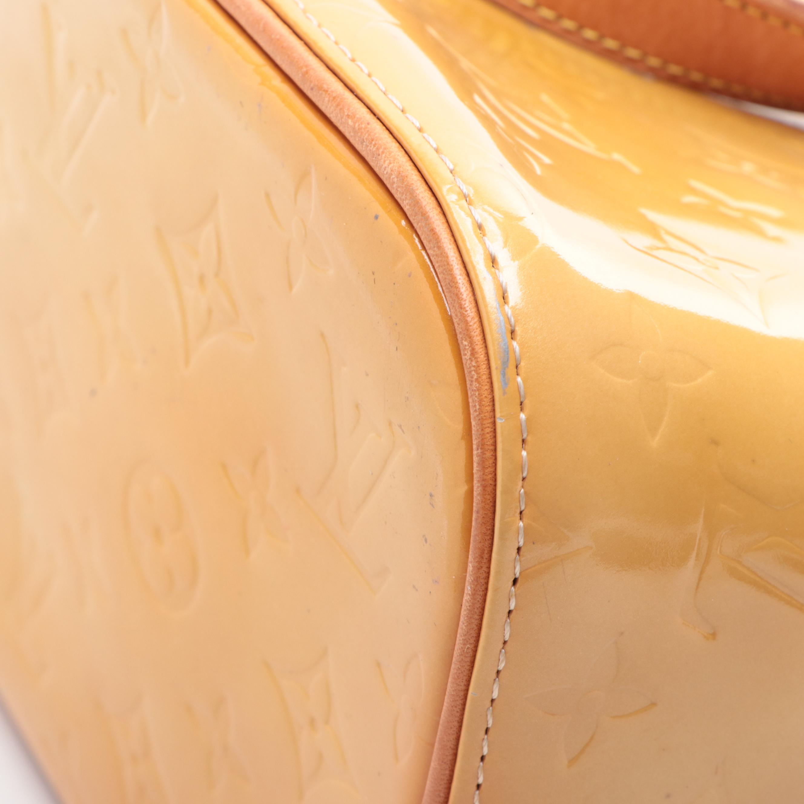 Louis Vuitton Houston Bag in Monogram Vernis and Vachetta Leather