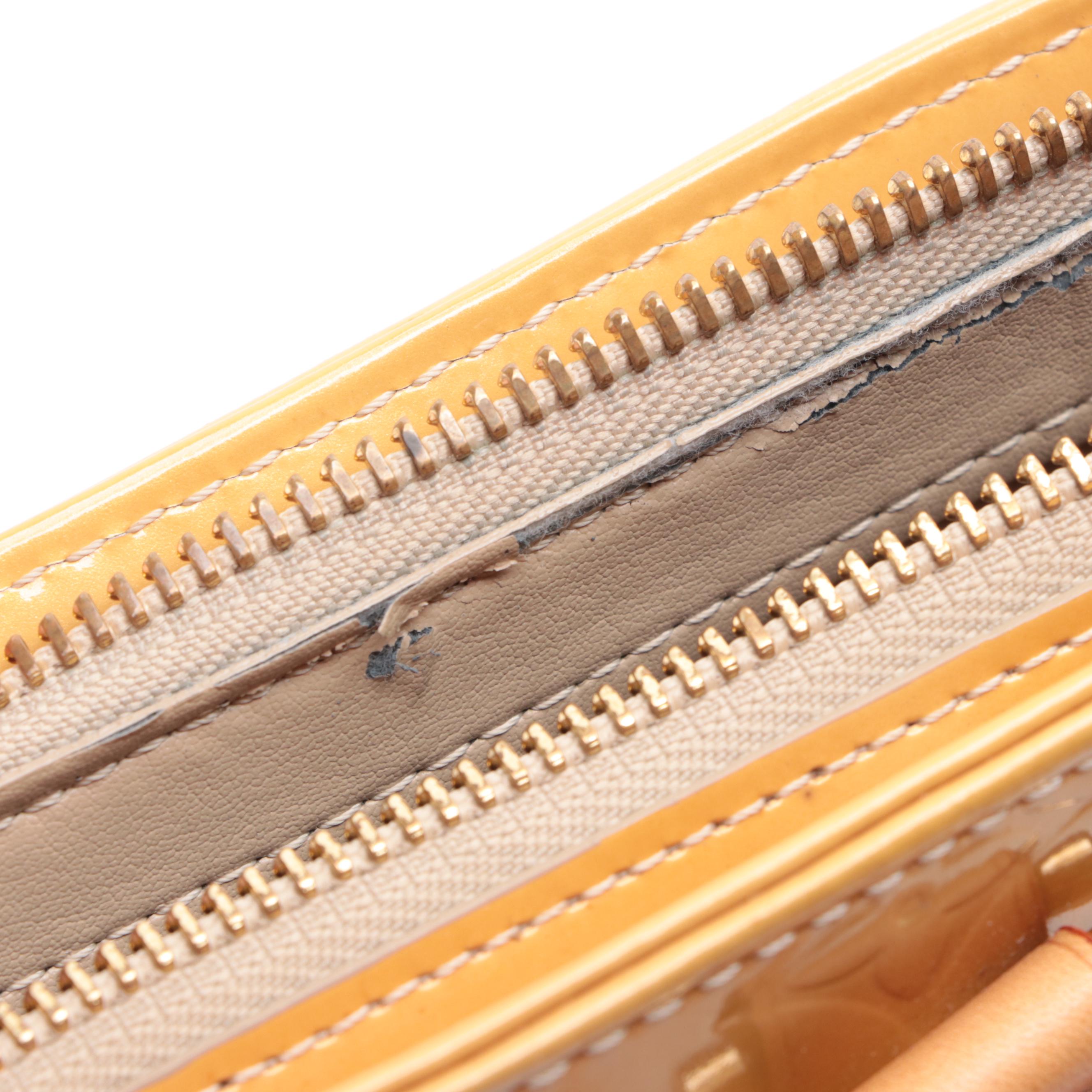 Louis Vuitton Houston Bag in Monogram Vernis and Vachetta Leather