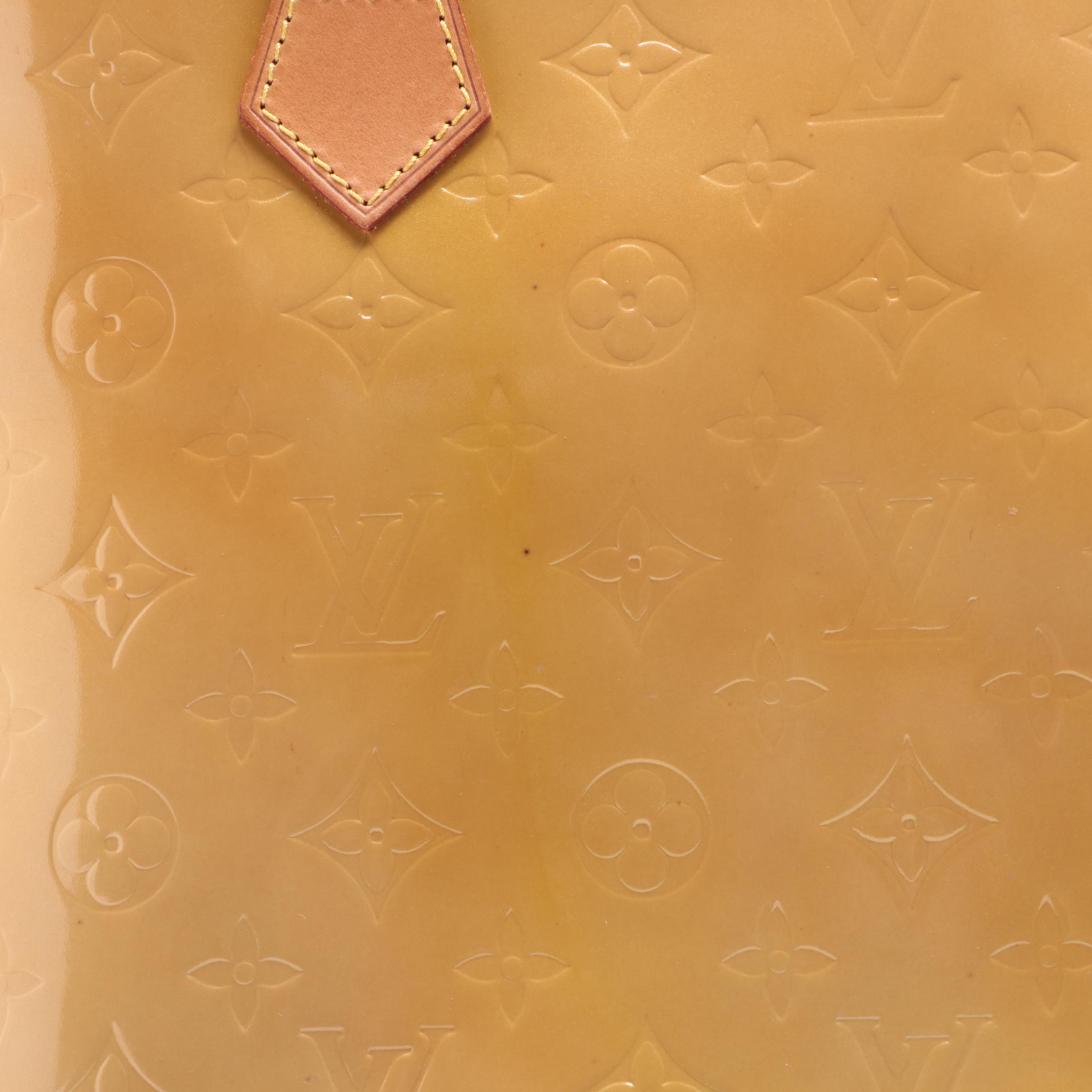 Louis Vuitton Houston Bag in Monogram Vernis and Vachetta Leather