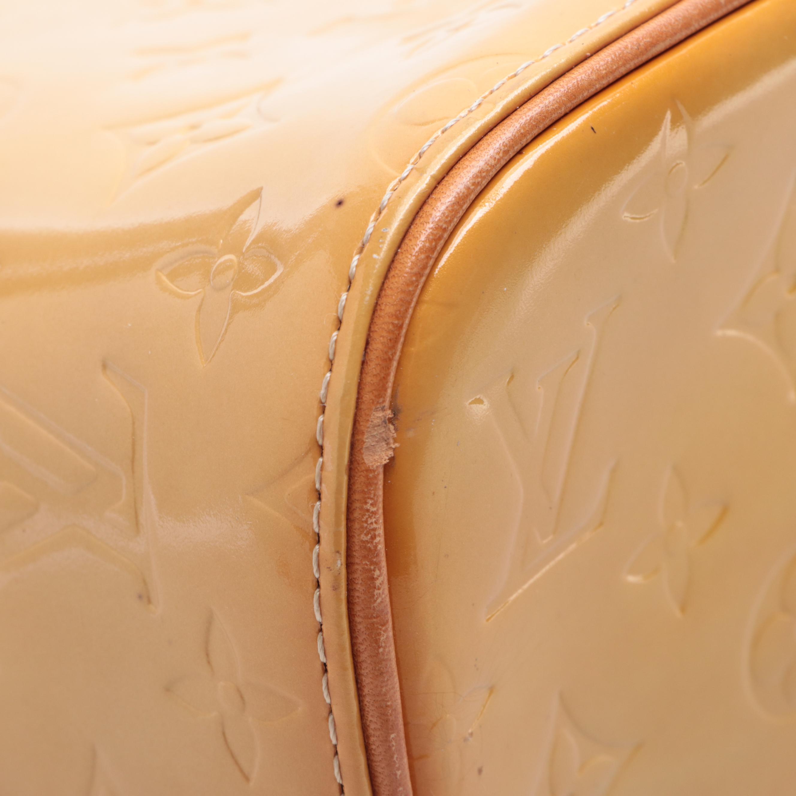 Louis Vuitton Houston Bag in Monogram Vernis and Vachetta Leather