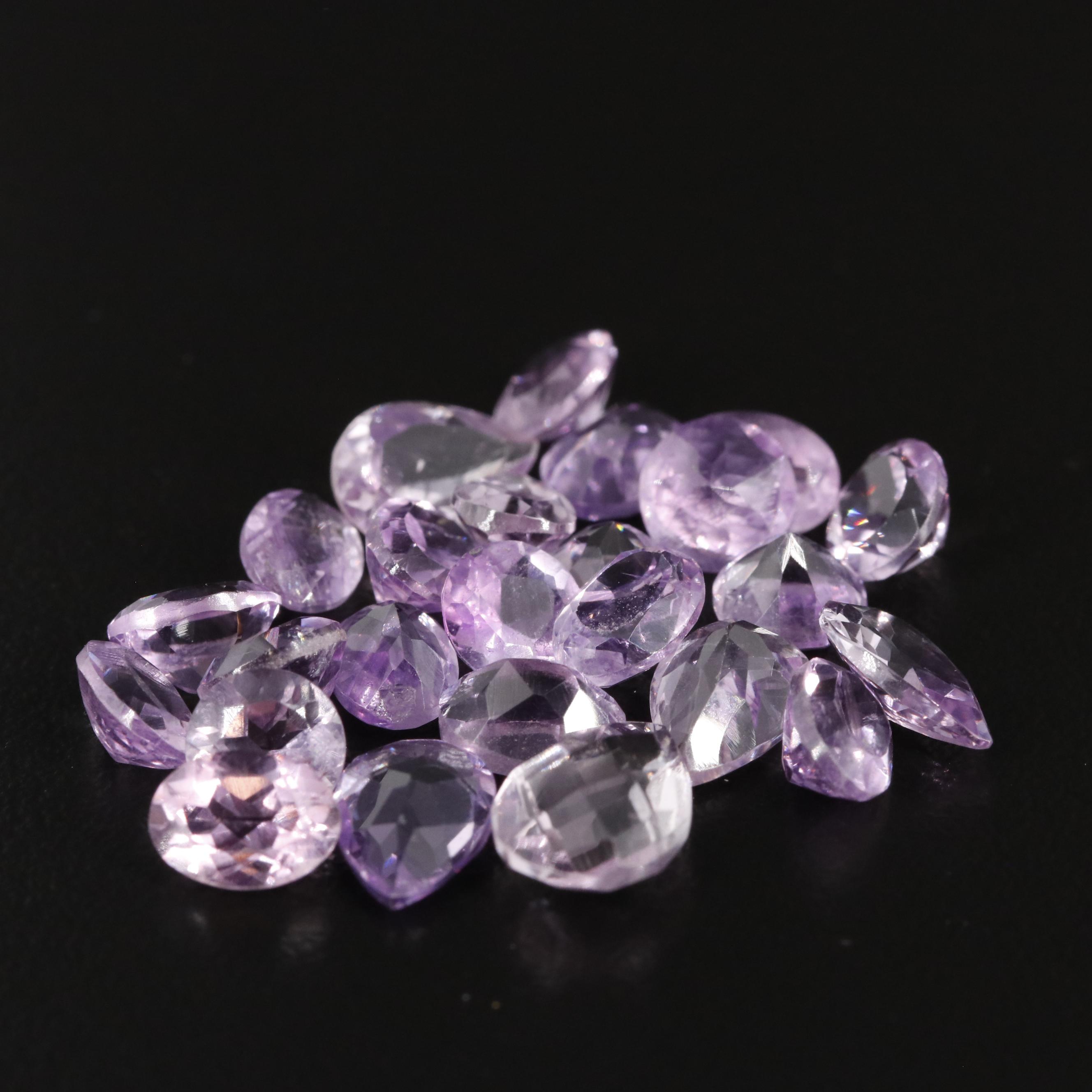Loose 20.64 CTW Amethyst Lot