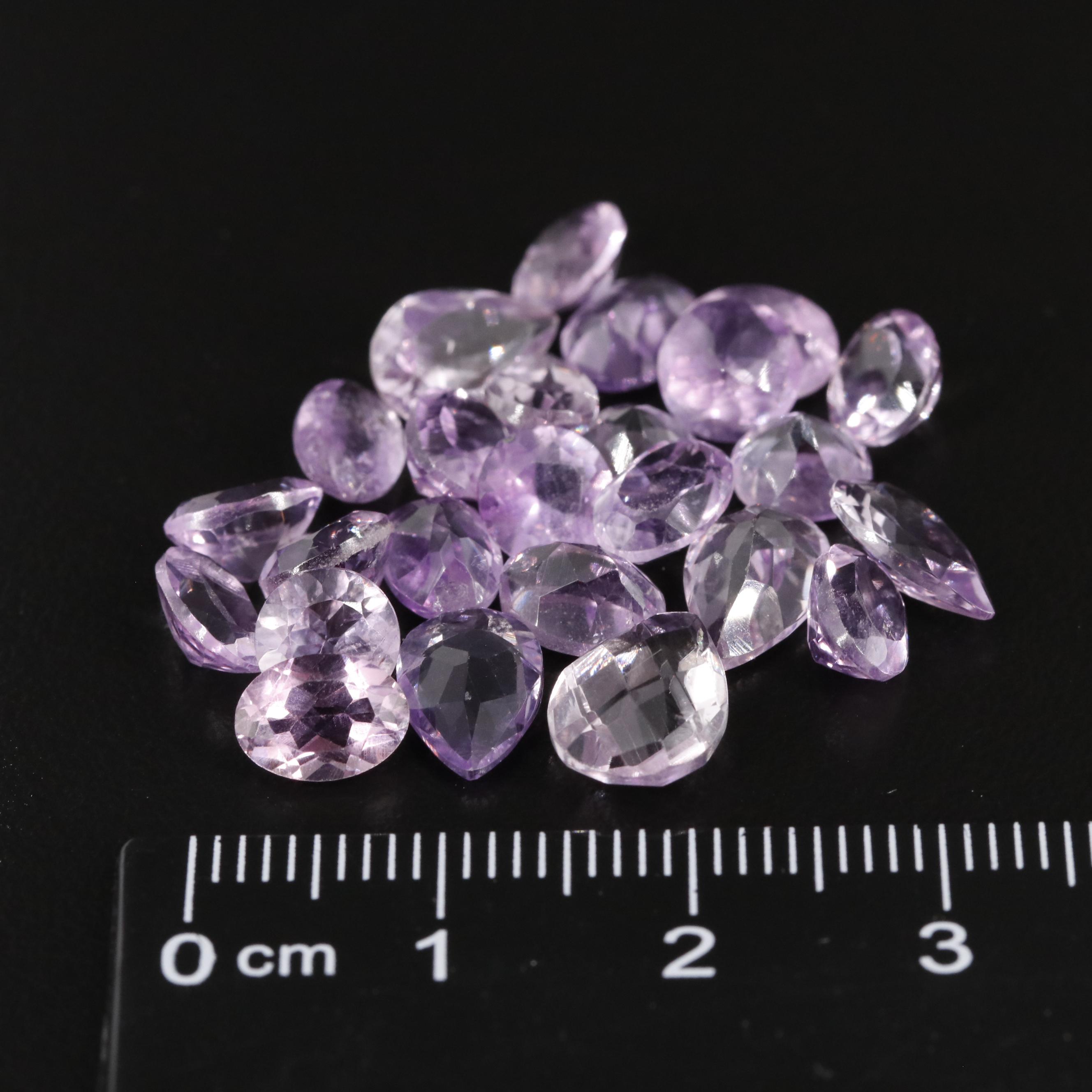 Loose 20.64 CTW Amethyst Lot