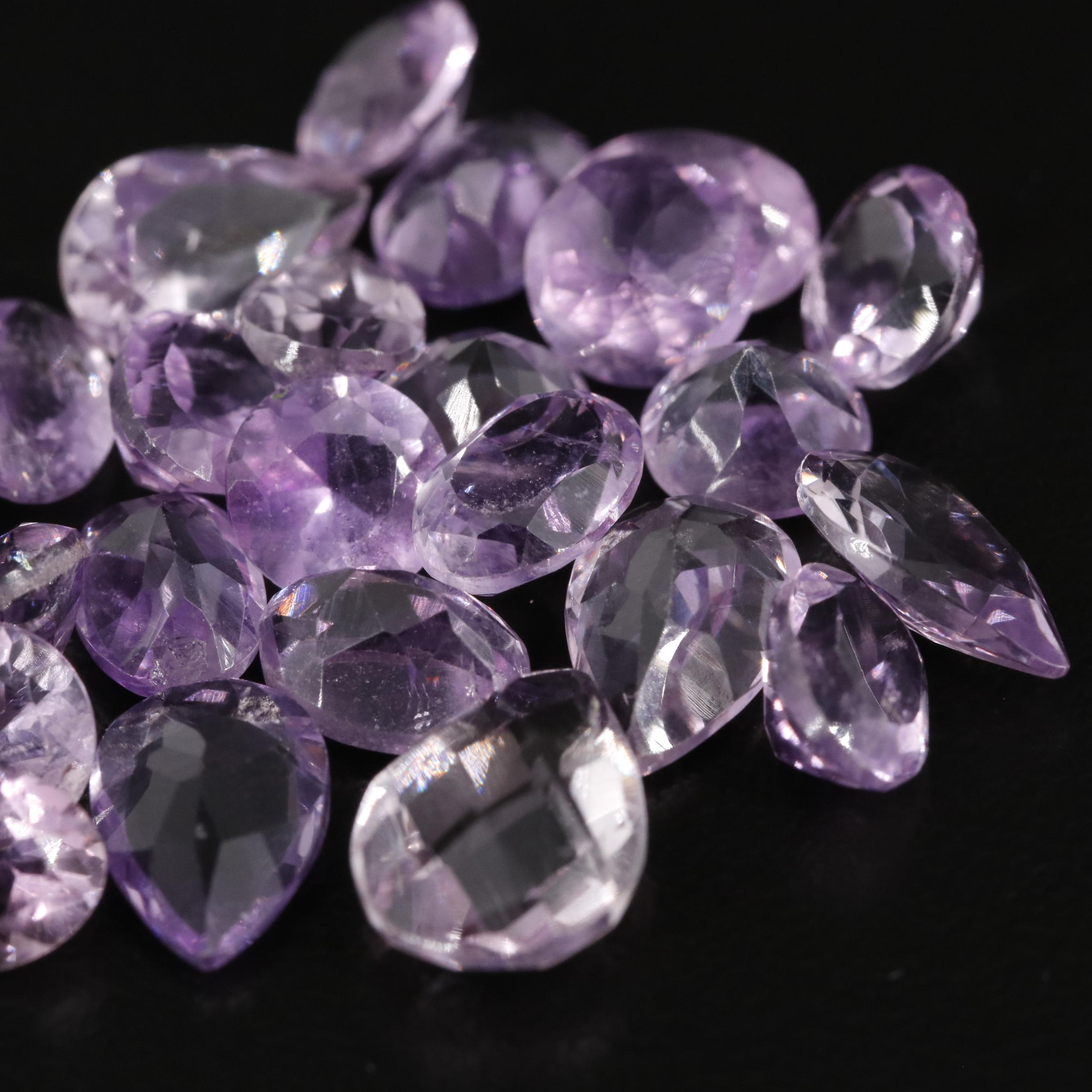 Loose 20.64 CTW Amethyst Lot