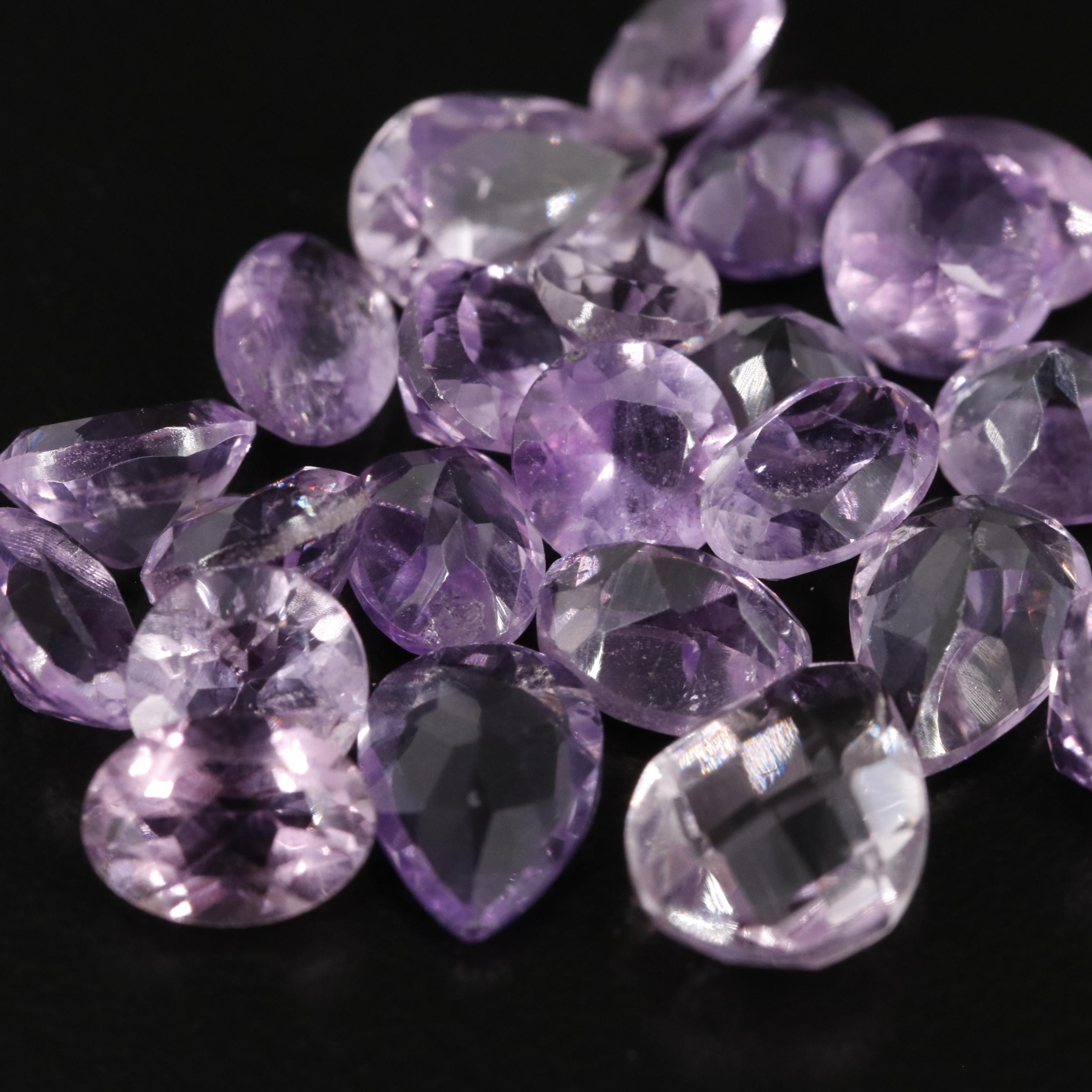 Loose 20.64 CTW Amethyst Lot