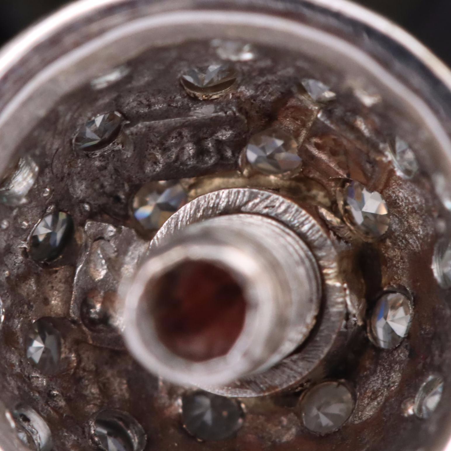 Faux Pearl Necklace with 14K Cubic Zirconia Clasp