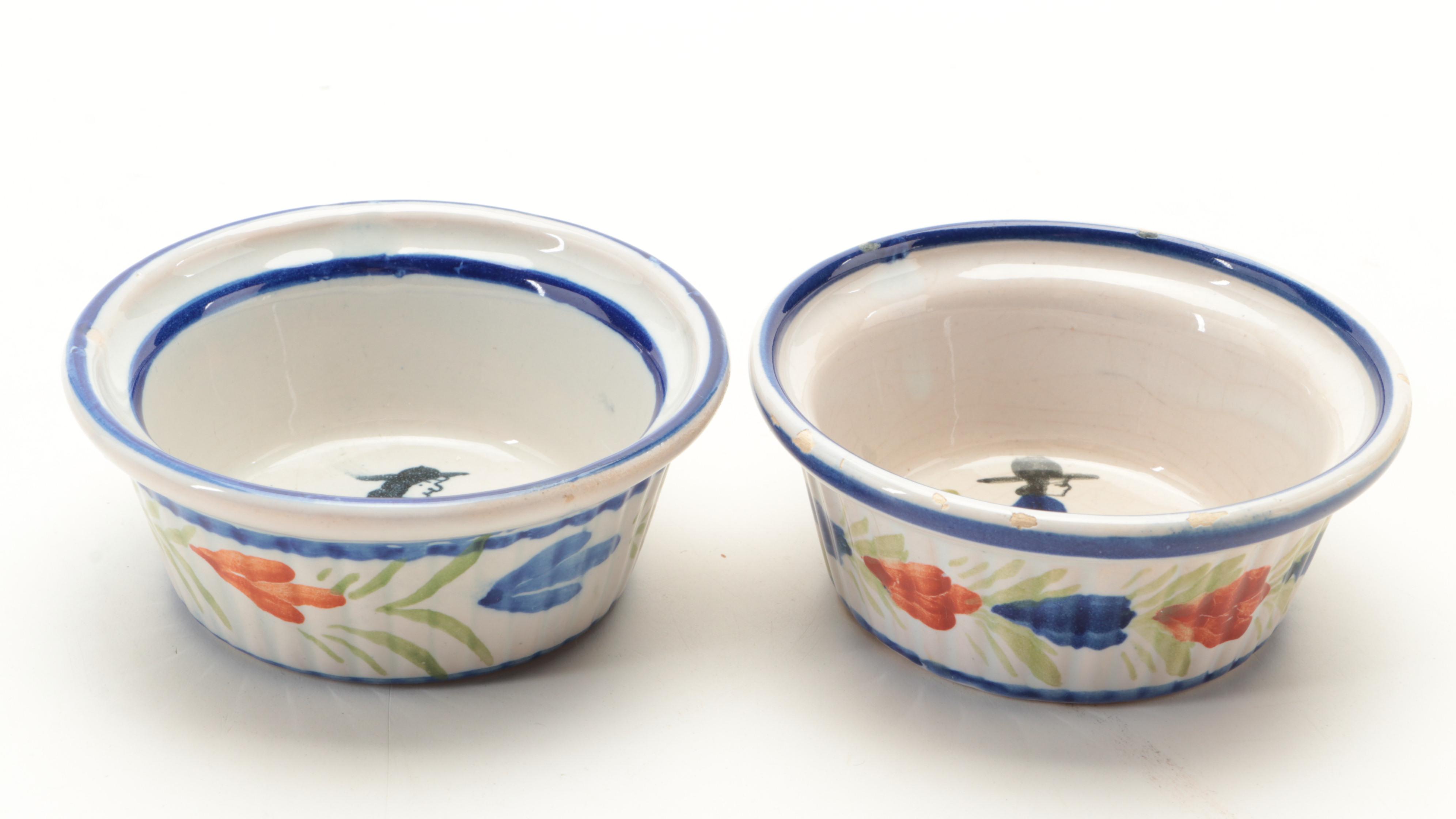 Quimper "Fleuri Royal" Ceramic Jar and More Quimper Tableware and Décor