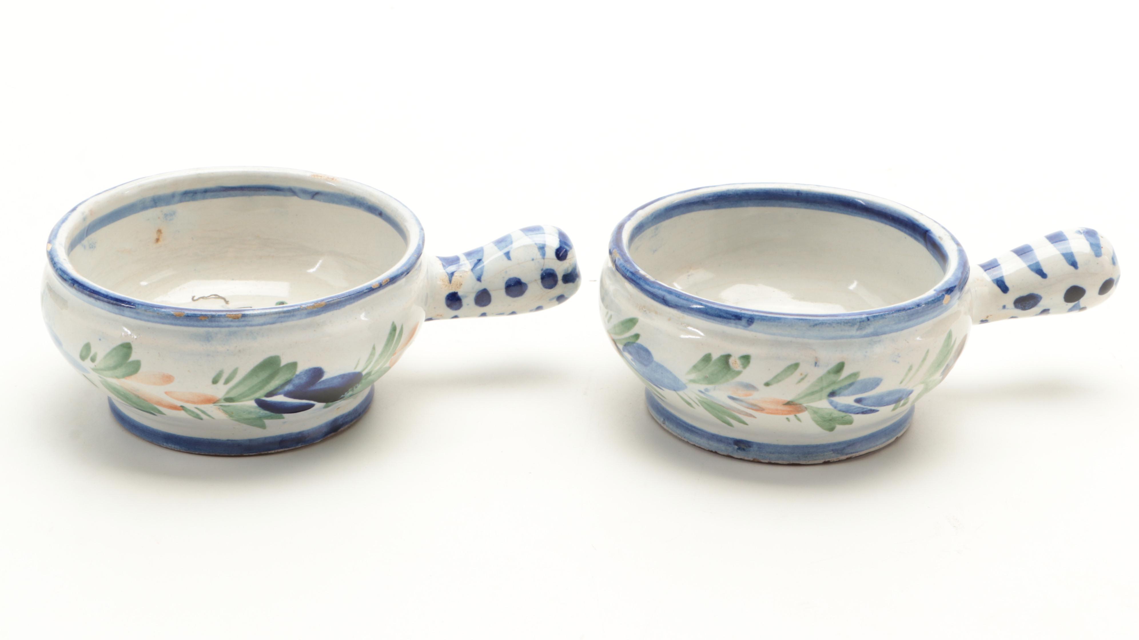 Quimper "Fleuri Royal" Ceramic Jar and More Quimper Tableware and Décor