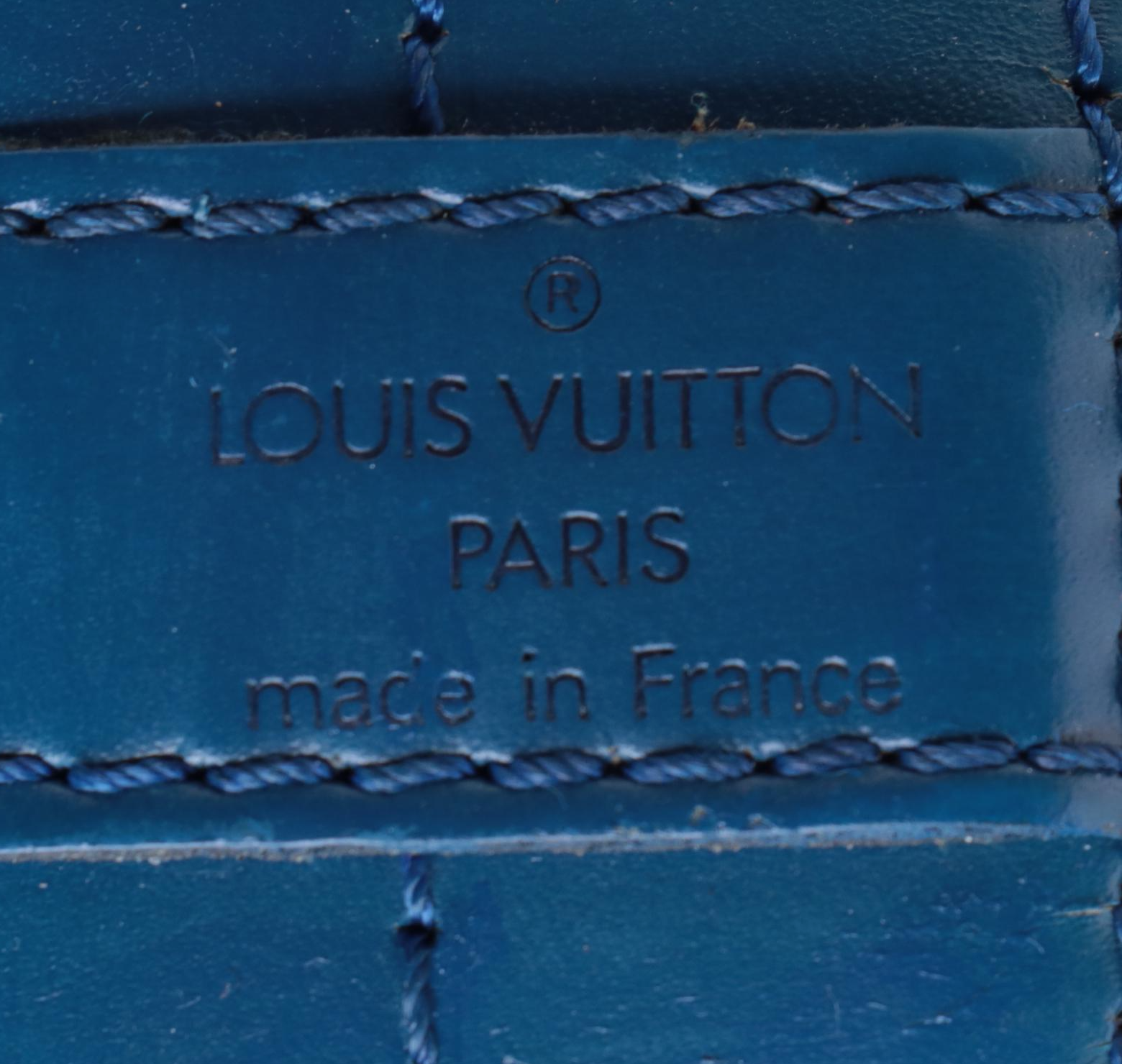 Louis Vuitton Noé Bucket Bag in Toledo Blue Epi Leather
