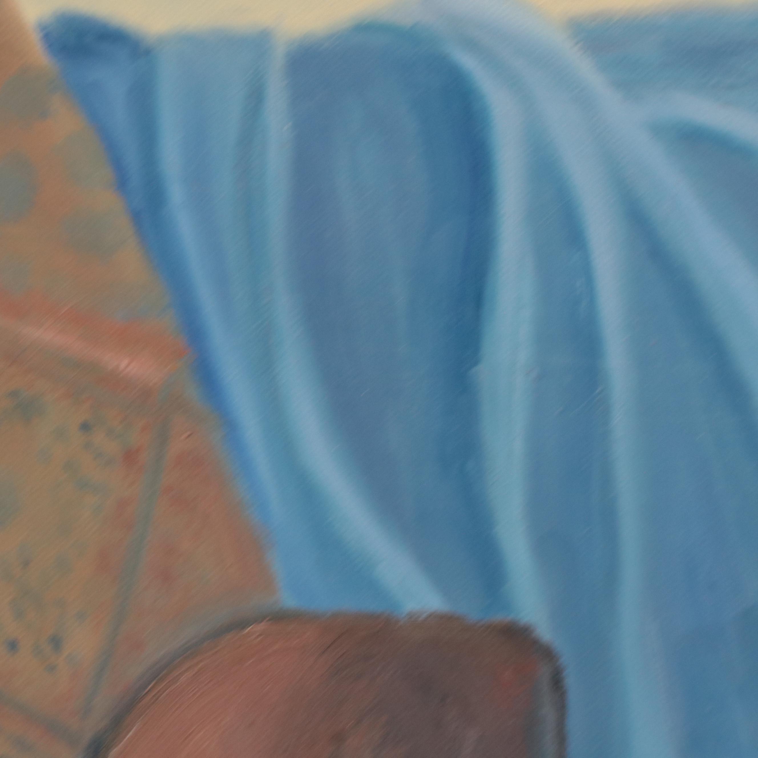 Katrina Halter Figural Oil Painting of Female Nude, 1994