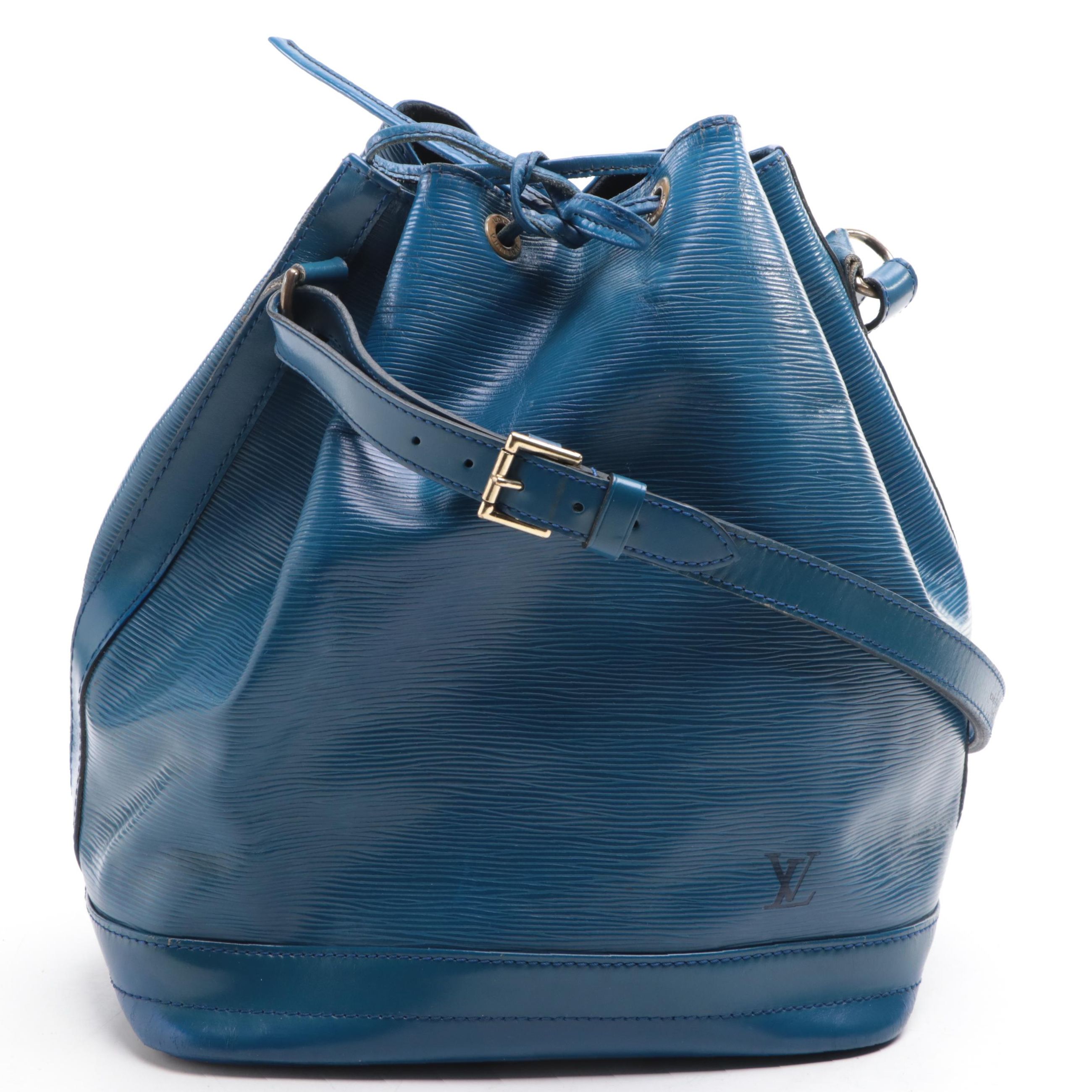 Louis Vuitton Noé Bucket Bag in Toledo Blue Epi Leather
