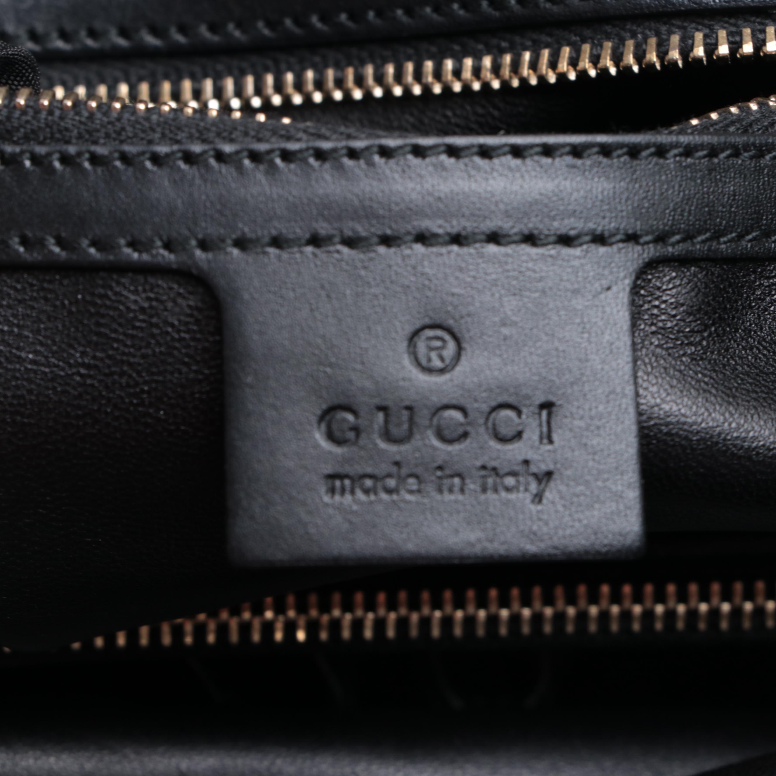 Gucci Leopard Print Calf Hair Tote