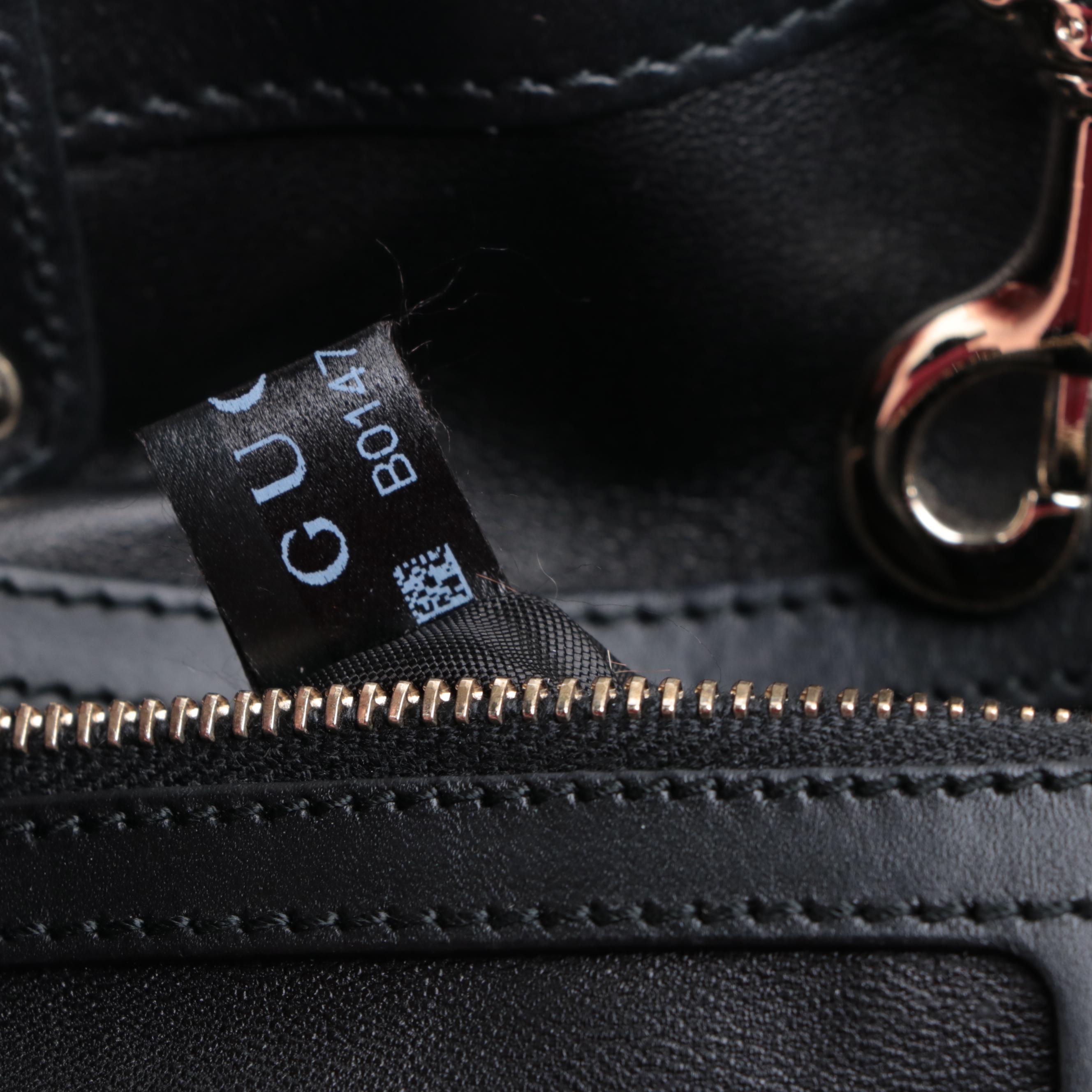 Gucci Leopard Print Calf Hair Tote