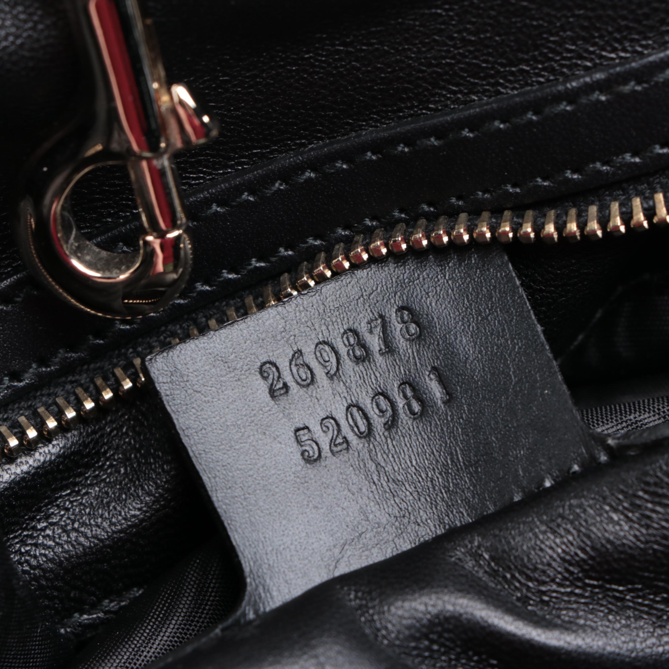 Gucci Leopard Print Calf Hair Tote