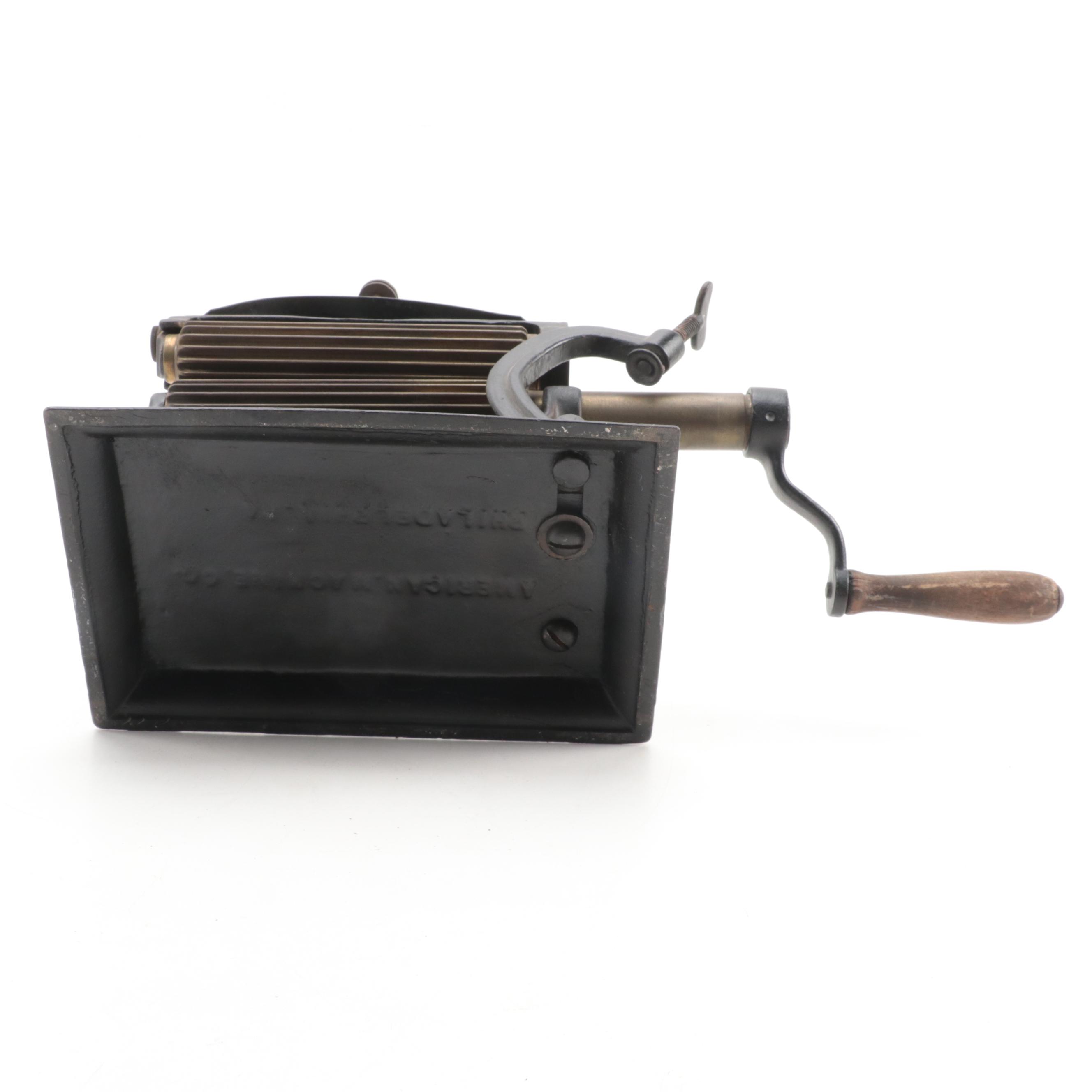 Crown Metal Clothes Fluting Iron, Late 19th/Early 20th Century