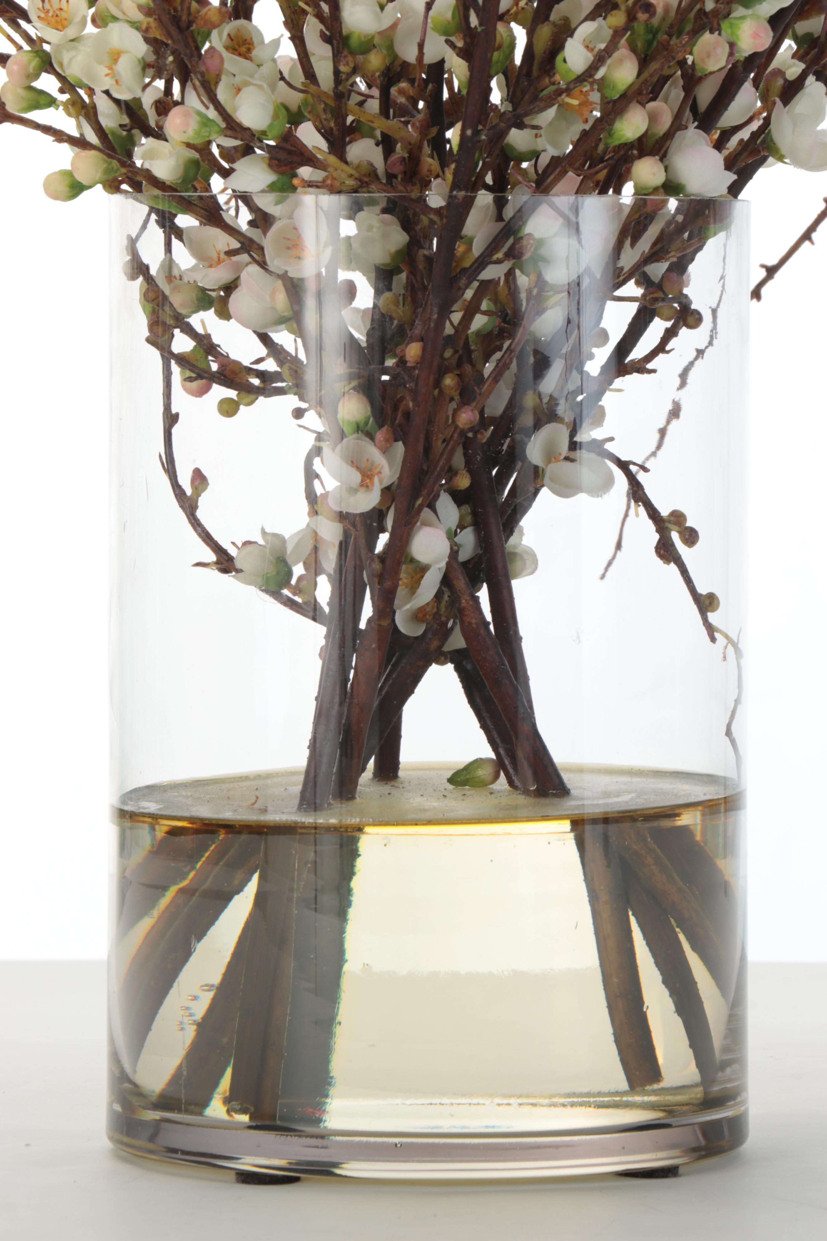 Faux Peach Blossom Watergarden by Ethan Allen