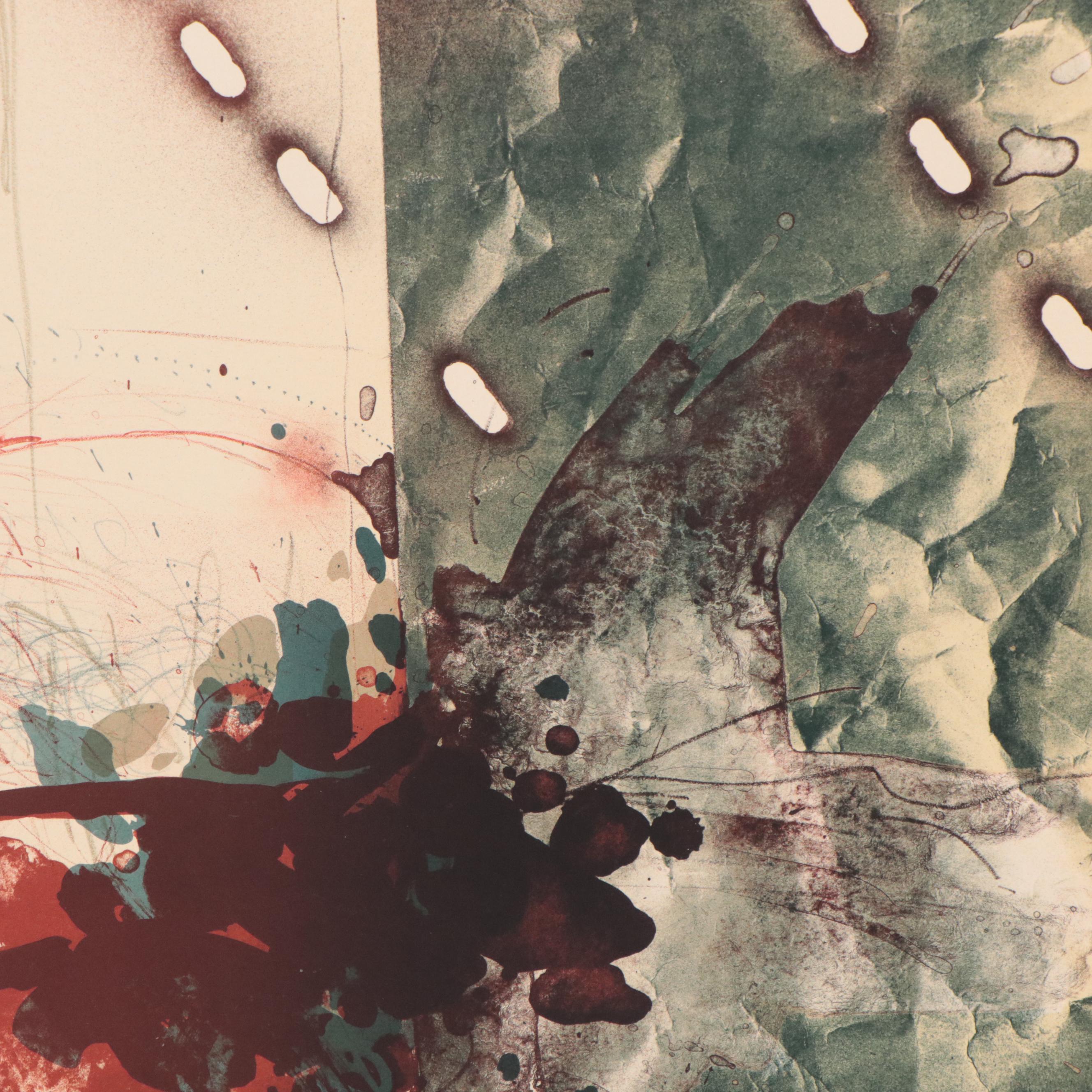 Vladimir Suchánek Surreal Lithograph, Circa 1988