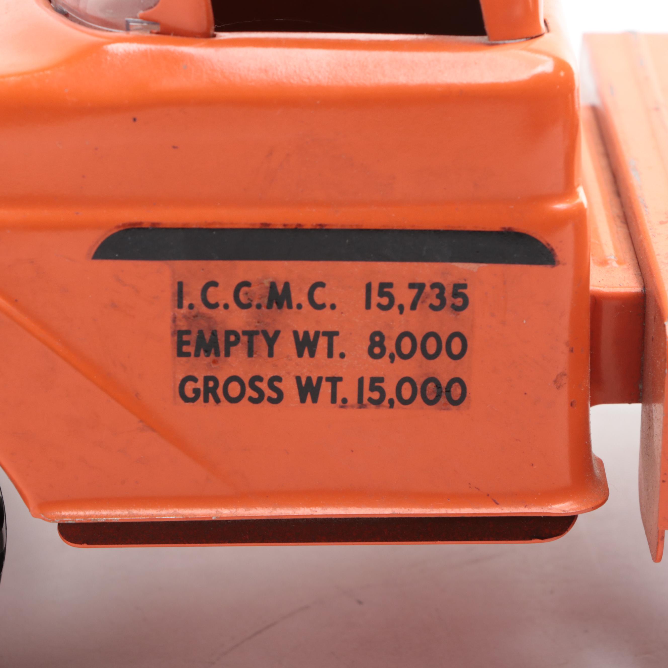 Tonka Golf Club Tractor With Tonka Ford Fire Truck Cab, Mid-20th Century