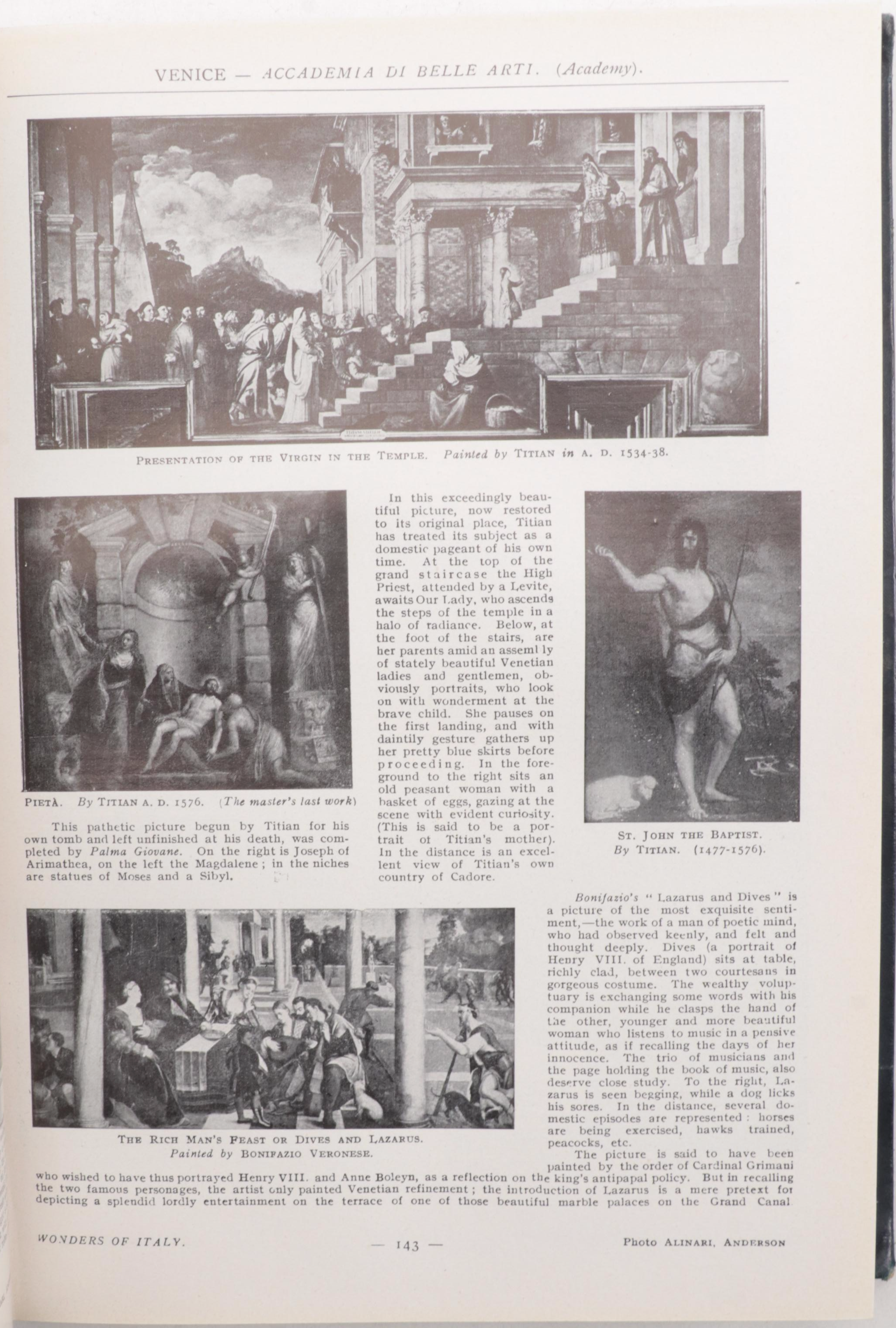 Eleventh Final Edition "Wonders of Italy" by Joseph Fattorusso with Other Books