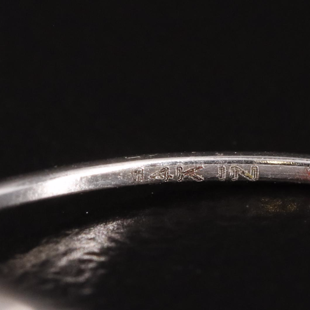 14K Garnet Solitaire Ring