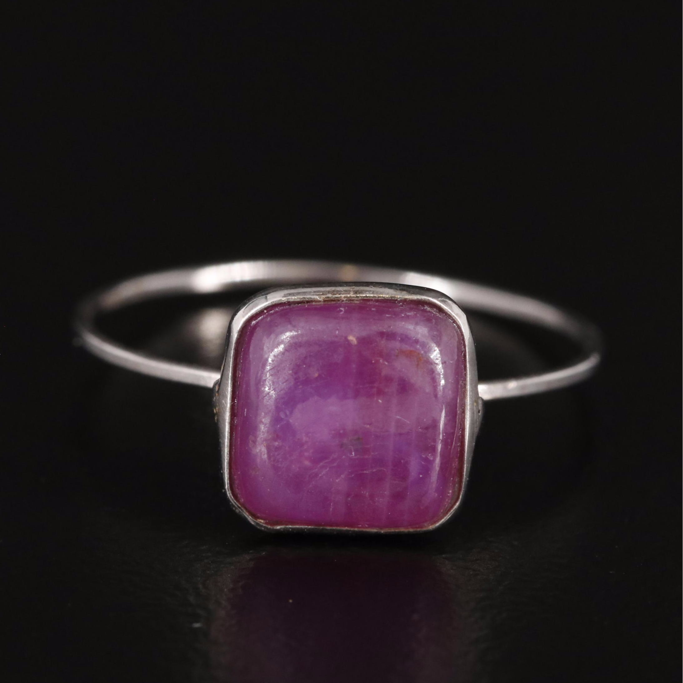 14K Ruby Solitaire Ring