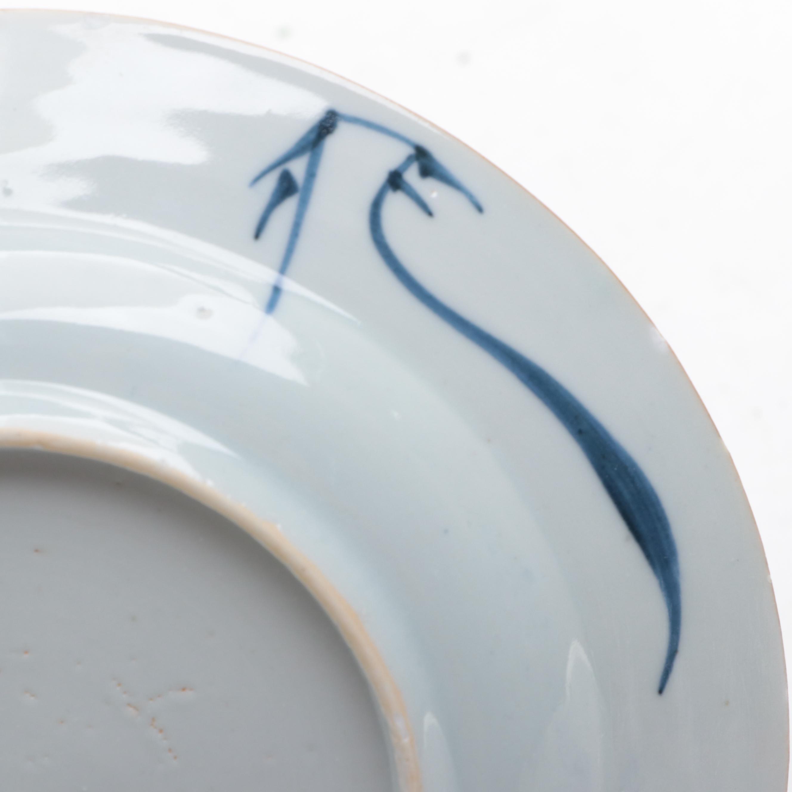 Chinese Kraak Style Porcelain Plates, 17th or 18th Century