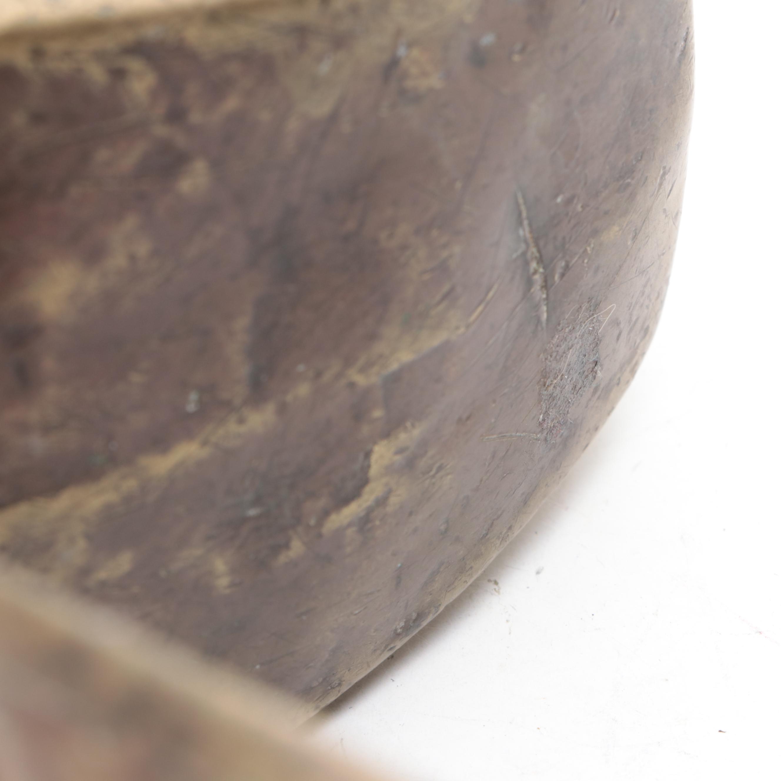 Two Spanish Colonial Cast Brass Stirrups, 17th-19th Century