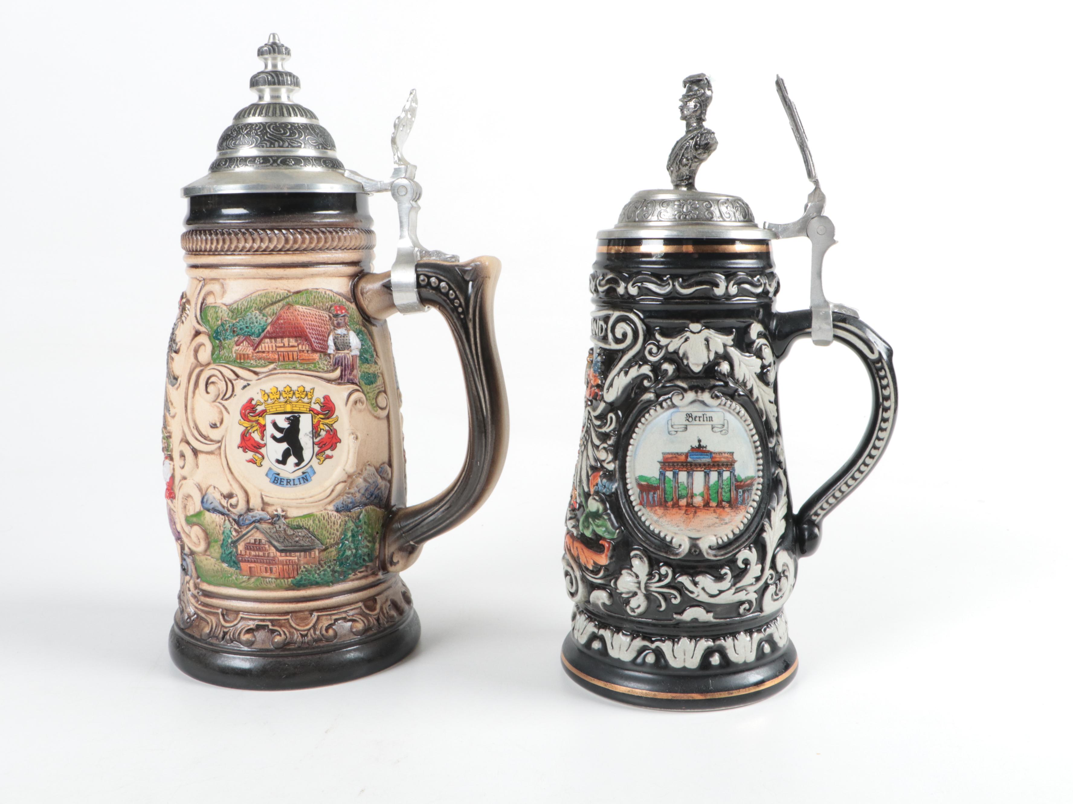 Zöller & Born and King Limited Edition German Stoneware Beer Steins