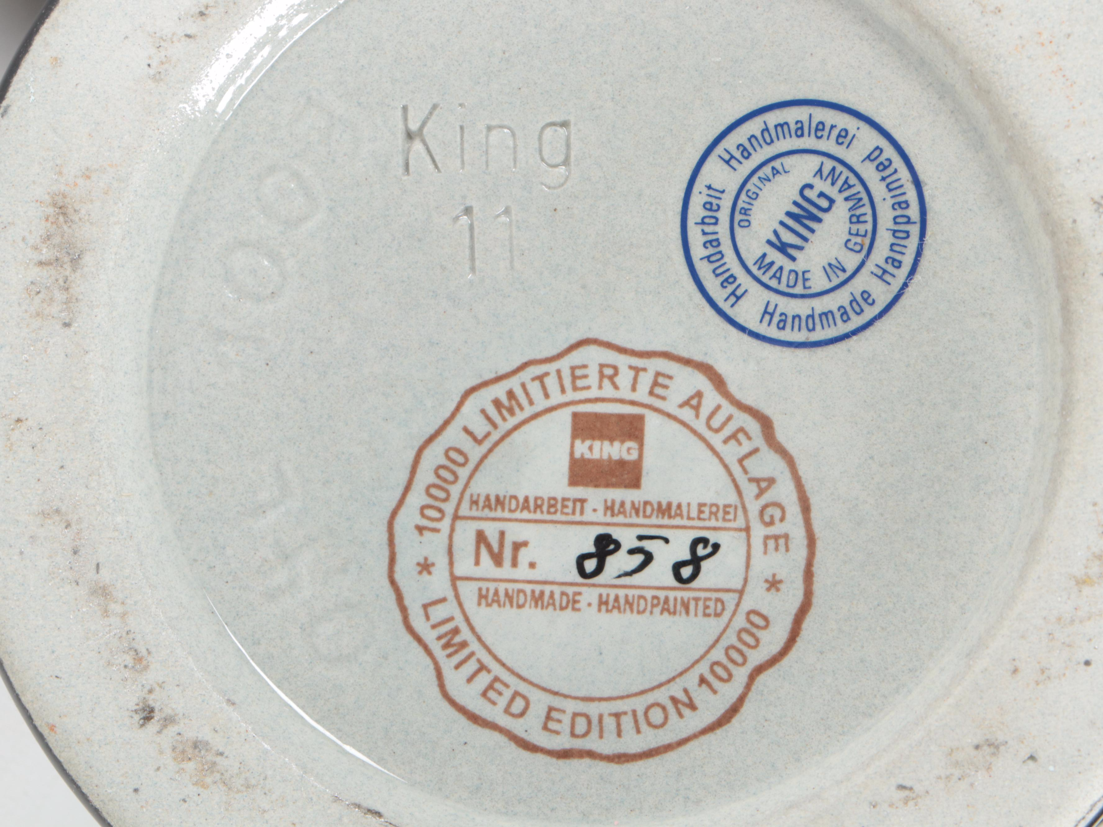 Zöller & Born and King Limited Edition German Stoneware Beer Steins