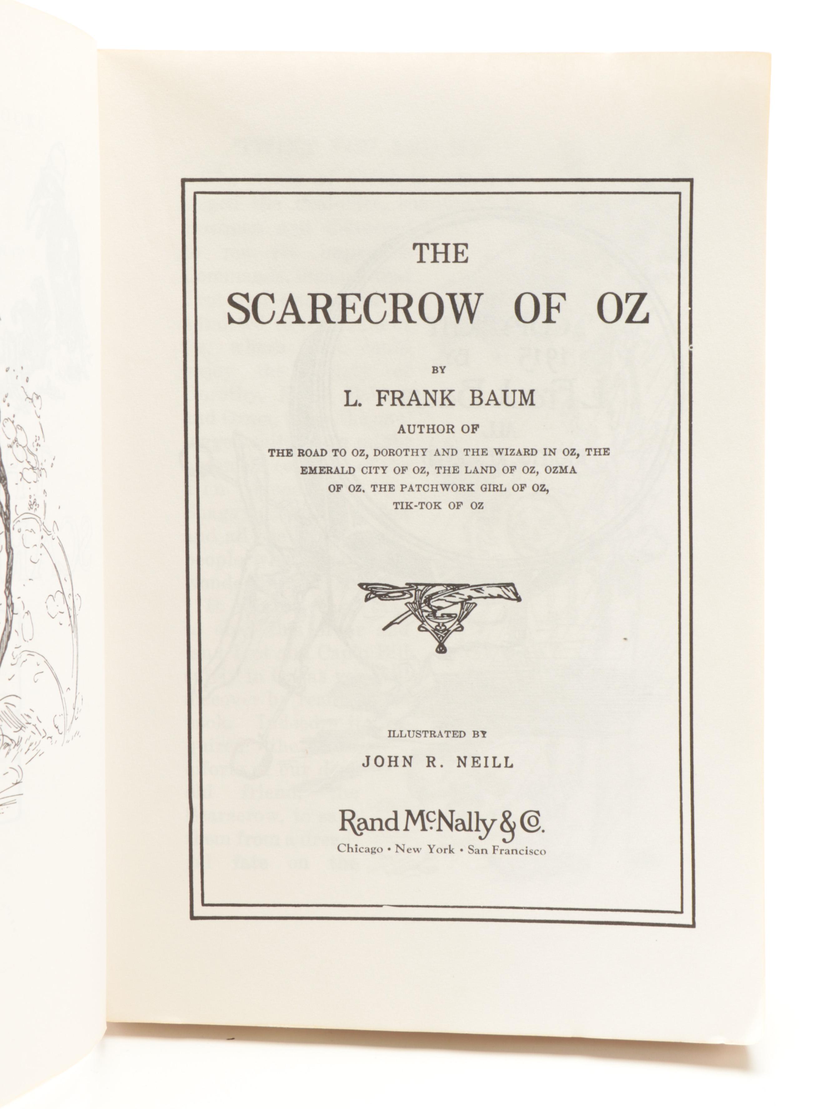 Illustrated "The Wizard of Oz" and More Oz Books by L. Frank Baum, 1970s